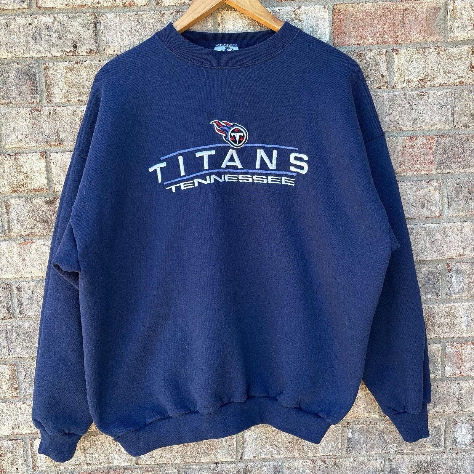 Logo Athletic Vintage 90s Tennessee Titans sweatshirt Size US XL / EU 56 / 4 - 1 Thumbnail