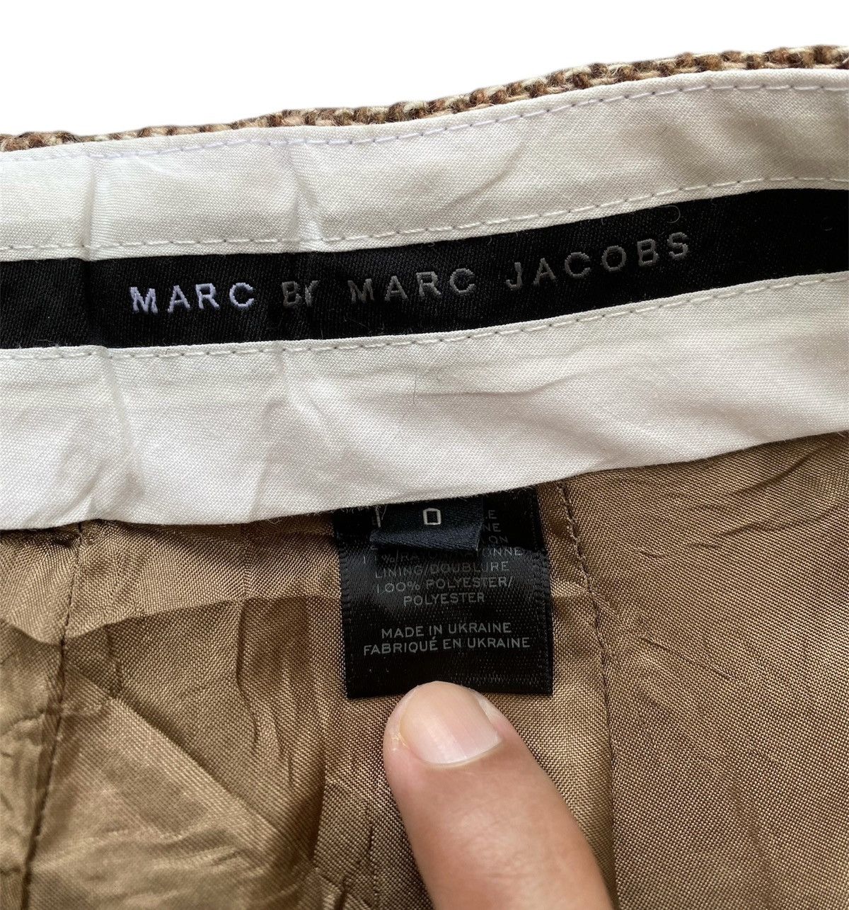 Marc Jacobs × Vintage Marc by Marc Jacobs Wool Short Pants Size US 29 - 4 Thumbnail
