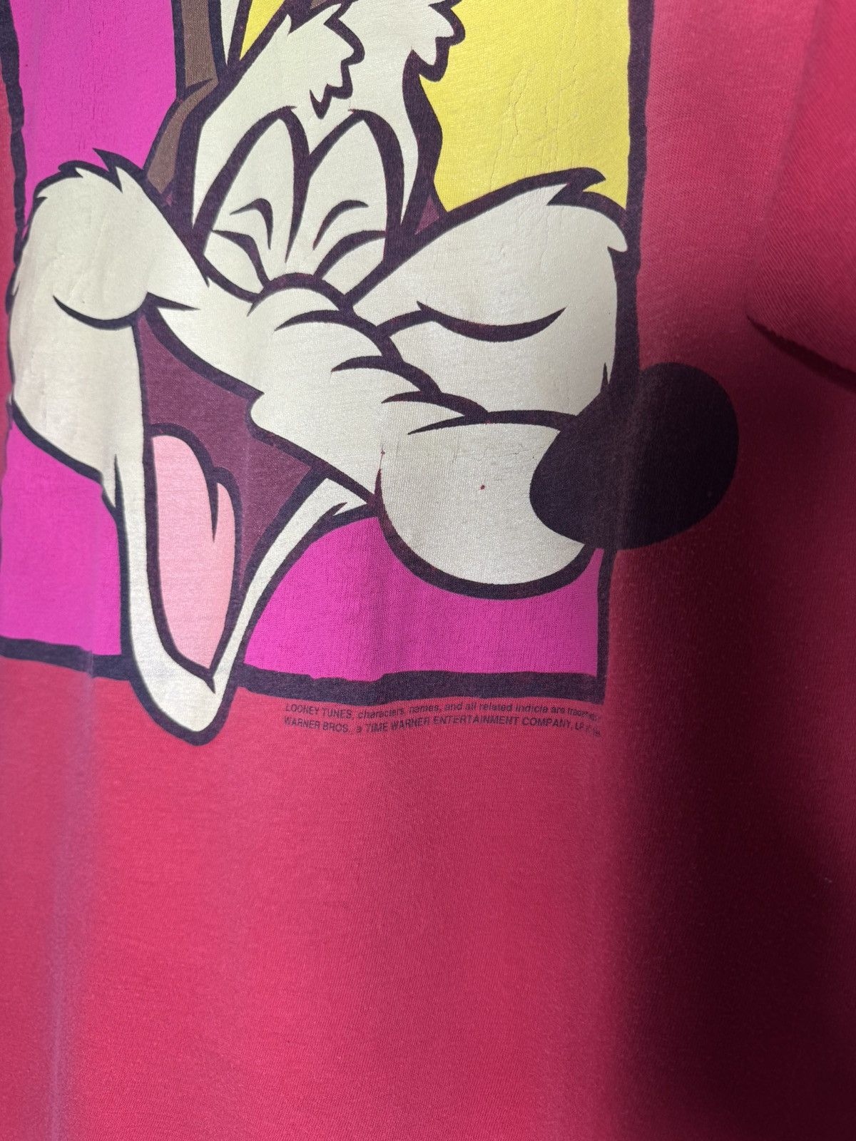 Warner Bros Vintage Six Flags Looney Tunes Wile E Coyote 1991 XL Size US XL / EU 56 / 4 - 6 Thumbnail