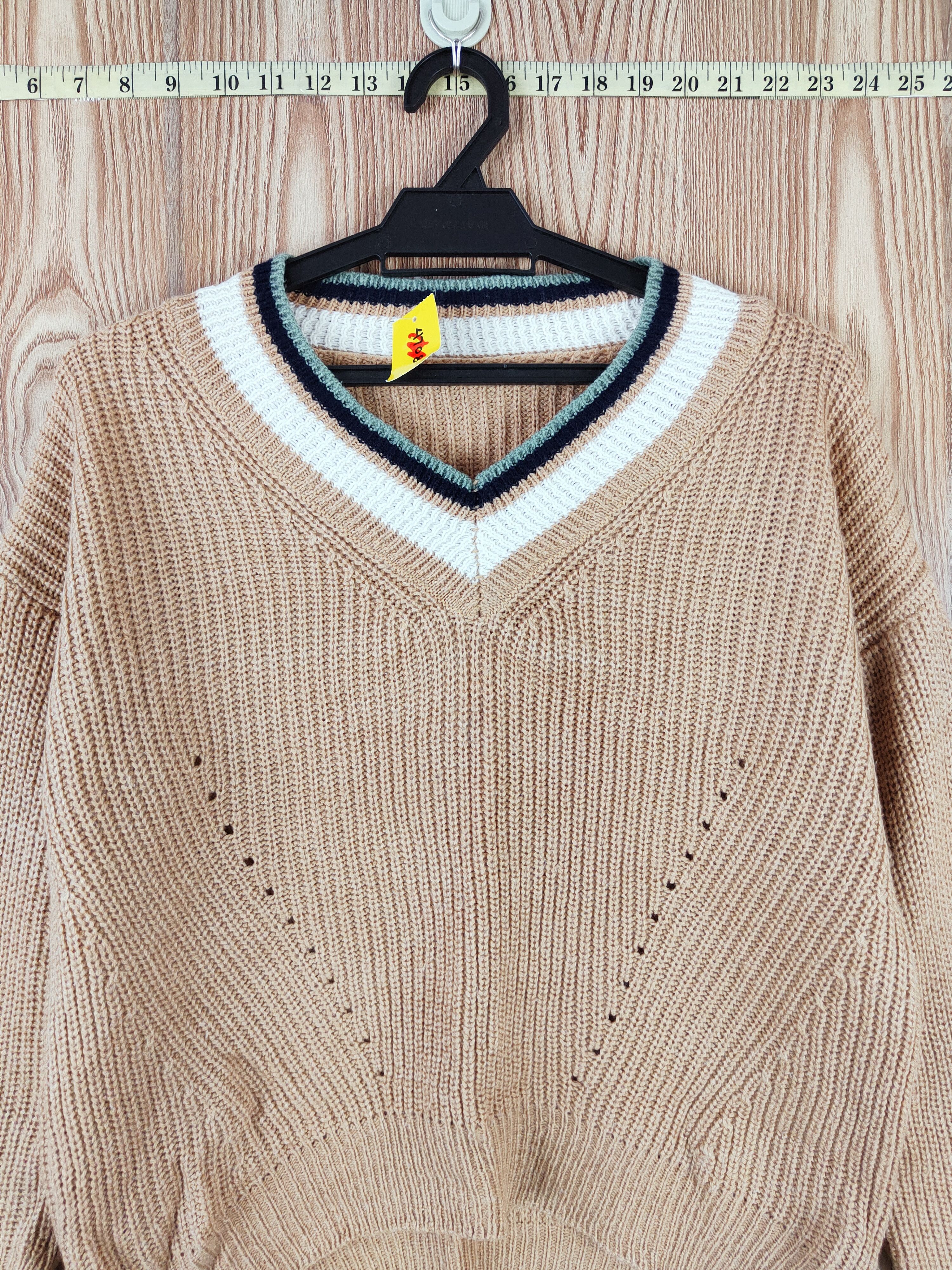 Japanese Brand × Vintage Japanese Brand Brown Knitwear Sweatshirts #W360 Size M / US 6-8 / IT 42-44 - 2 Thumbnail