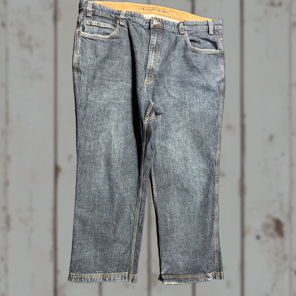 Vintage Duluth Trading Men’s Relaxed Fit Jeans 44x26 Denim Blue Stretch Zipper & Button Closure Size US 44 / EU 60 - 1 Thumbnail