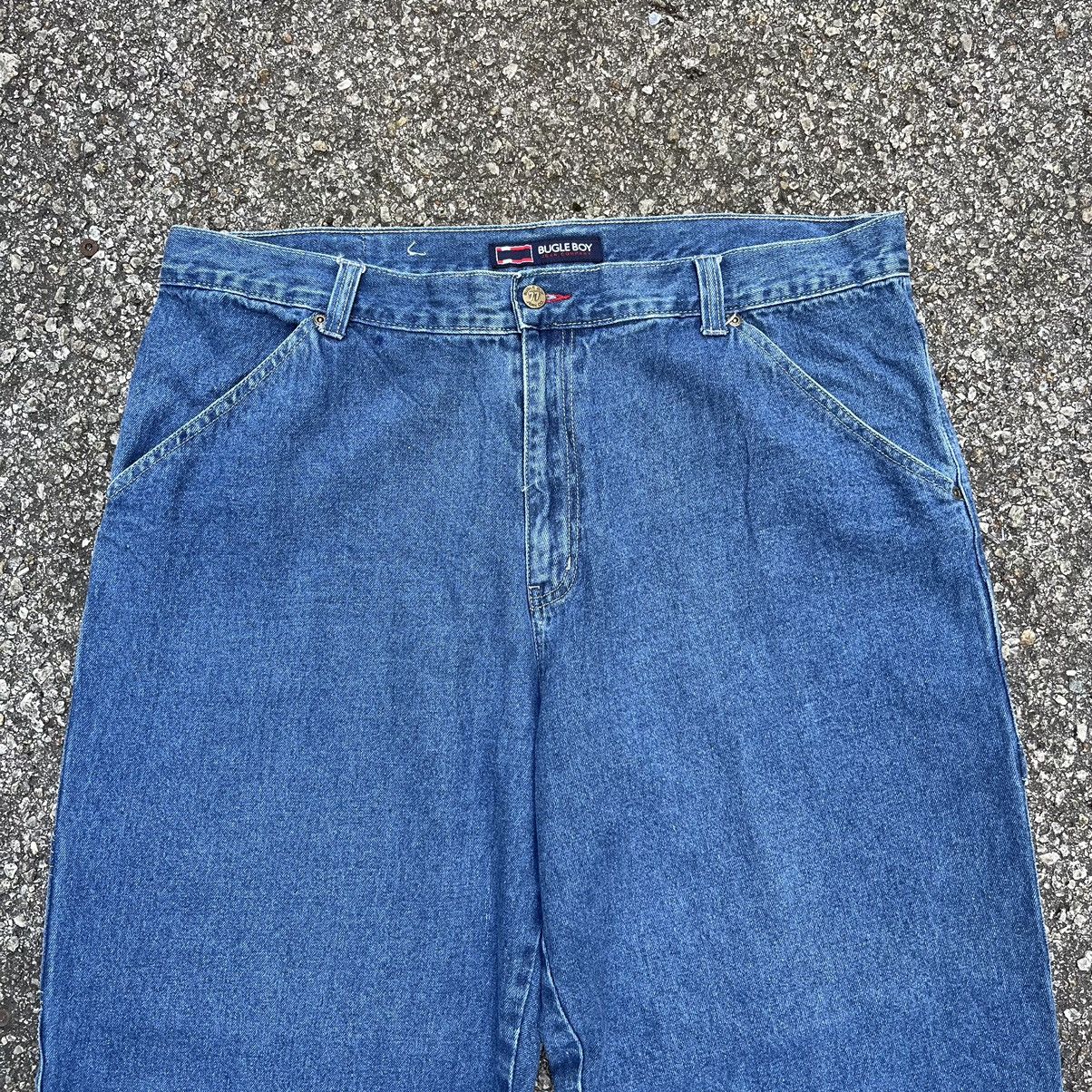 Bugle Boy VINTAGE Y2K BUGLE BOY BAGGY CARPENTER DENIM JEANS Size US 40 / EU 56 - 5 Thumbnail