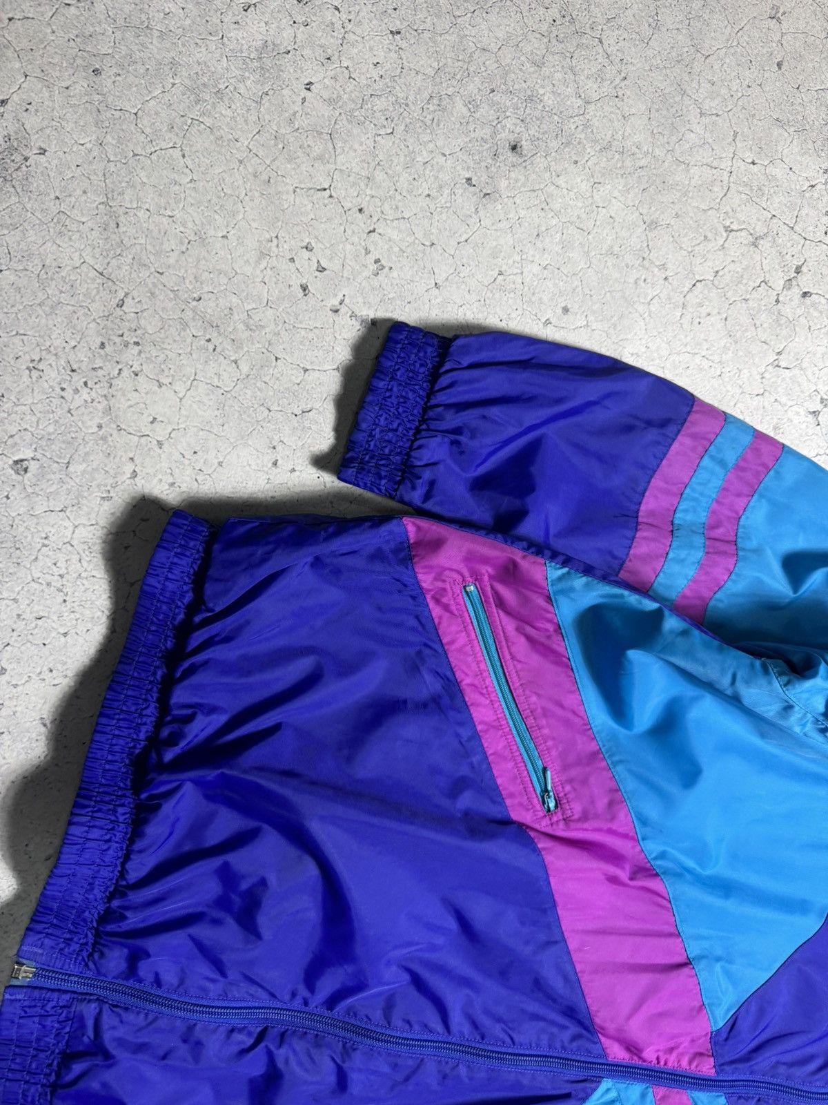 Nike Nike Vintage 80’s Nylon Track Top Jacket Drill Size US XL / EU 56 / 4 - 2 Thumbnail