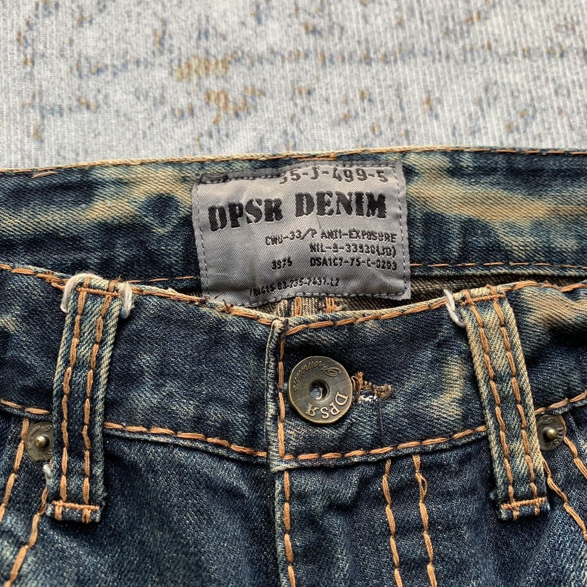 Japanese Brand Rare Japanese Brand DPSR Mud Wash Distressed Jeans Size US 32 / EU 48 - 5 Thumbnail