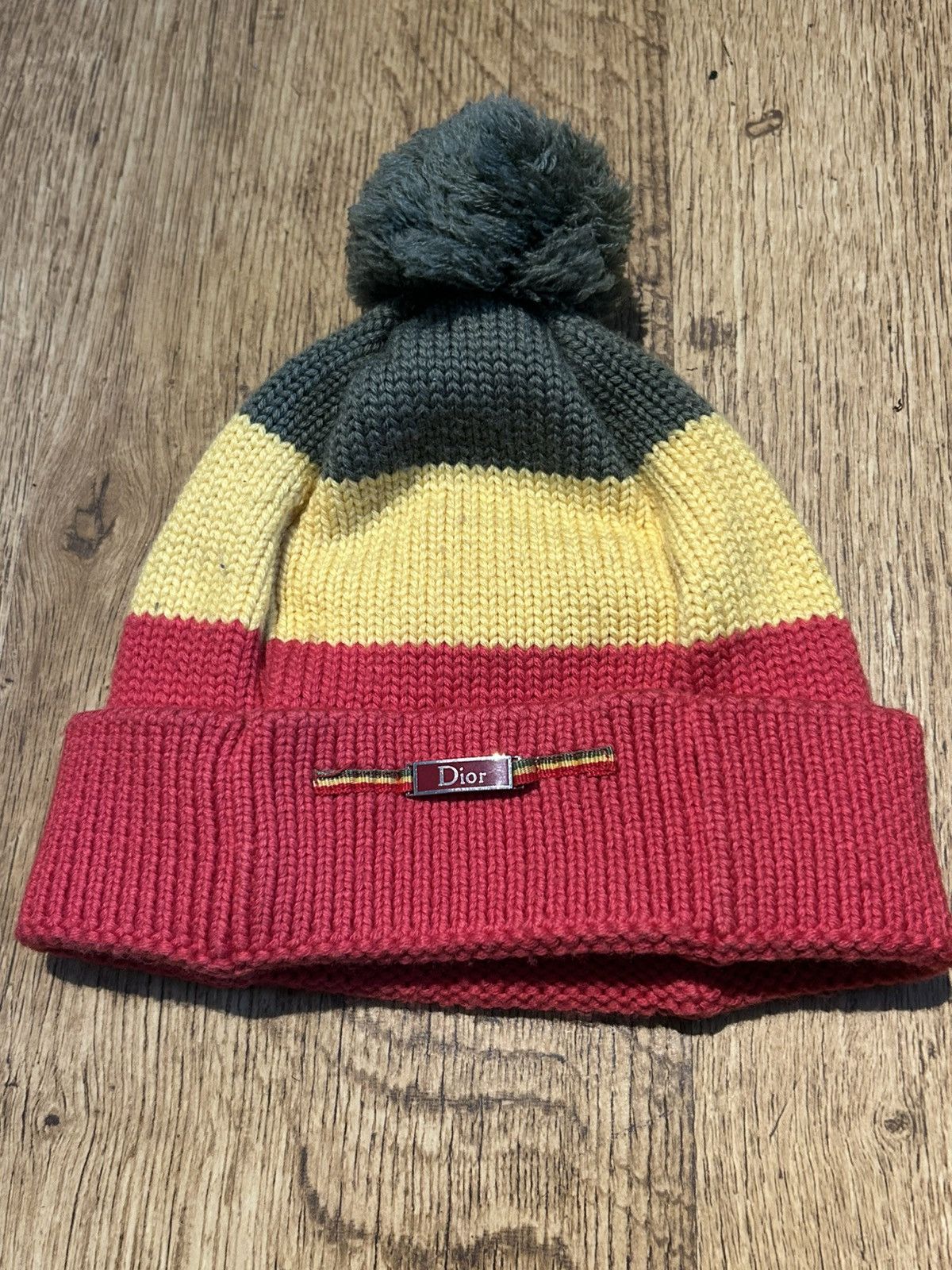 Dior Vintage Christian Dior Rasta beanie/bobble hat Size 10A Size ONE SIZE - 2 Thumbnail