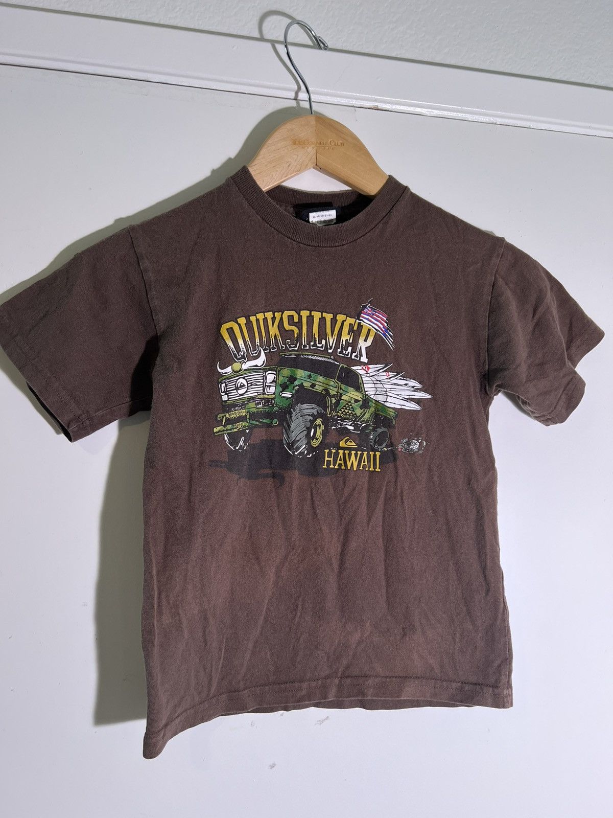 Vintage Y2K 2000’s VTG Vintage Quiksilver Hawaii Retro Youth T Shirt Size US XXS / EU 40 - 1 Thumbnail