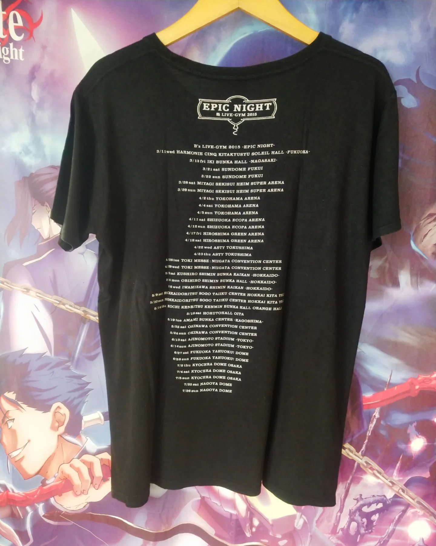 Band Tees B'z Live Gym 2015 Epic Night Band Tee Japan Size US L / EU 52-54 / 3 - 3 Thumbnail