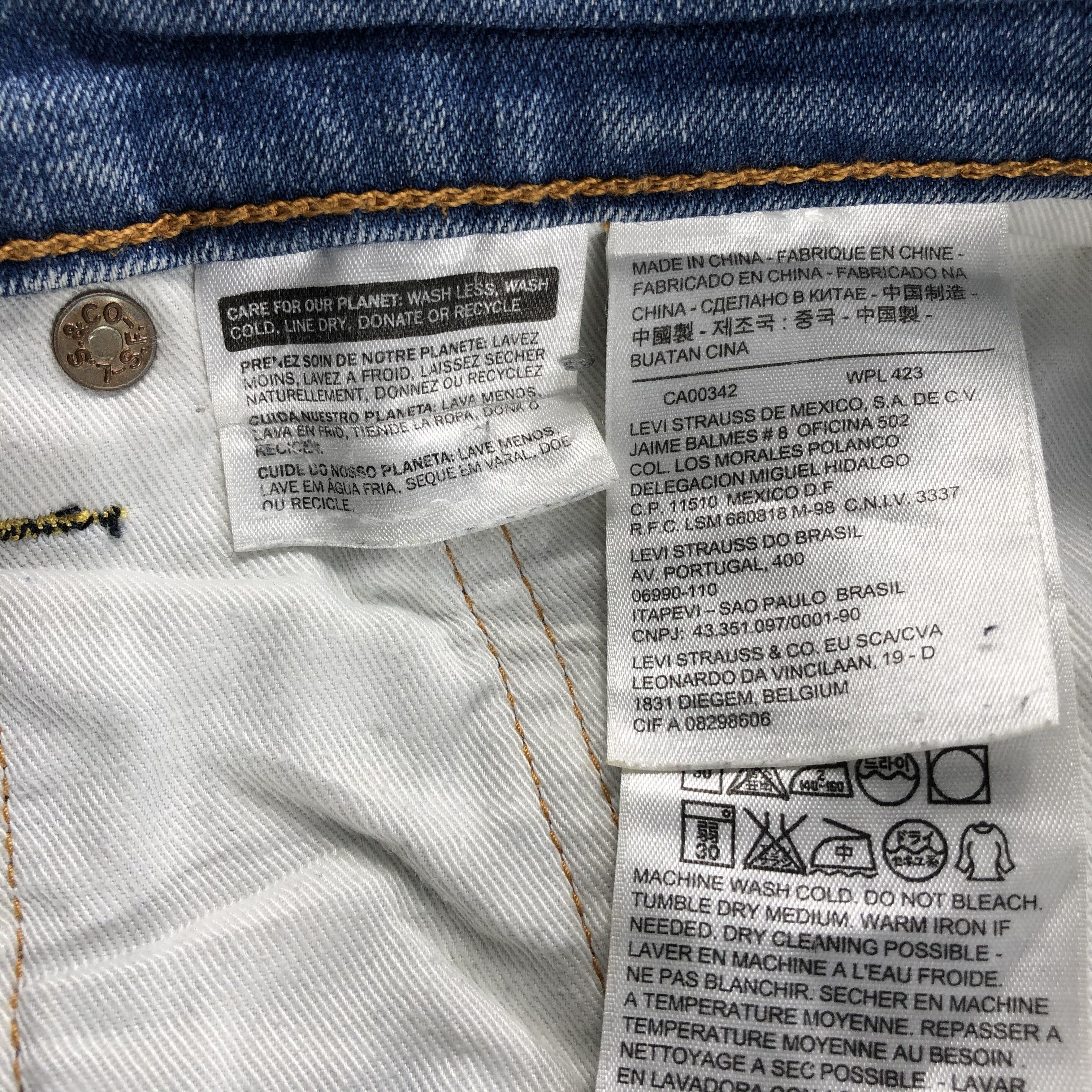 Levi's × Vintage Vintage Blue Wash Levis 511 Jeans-JM2154 Size US 34 / EU 50 - 12 Thumbnail