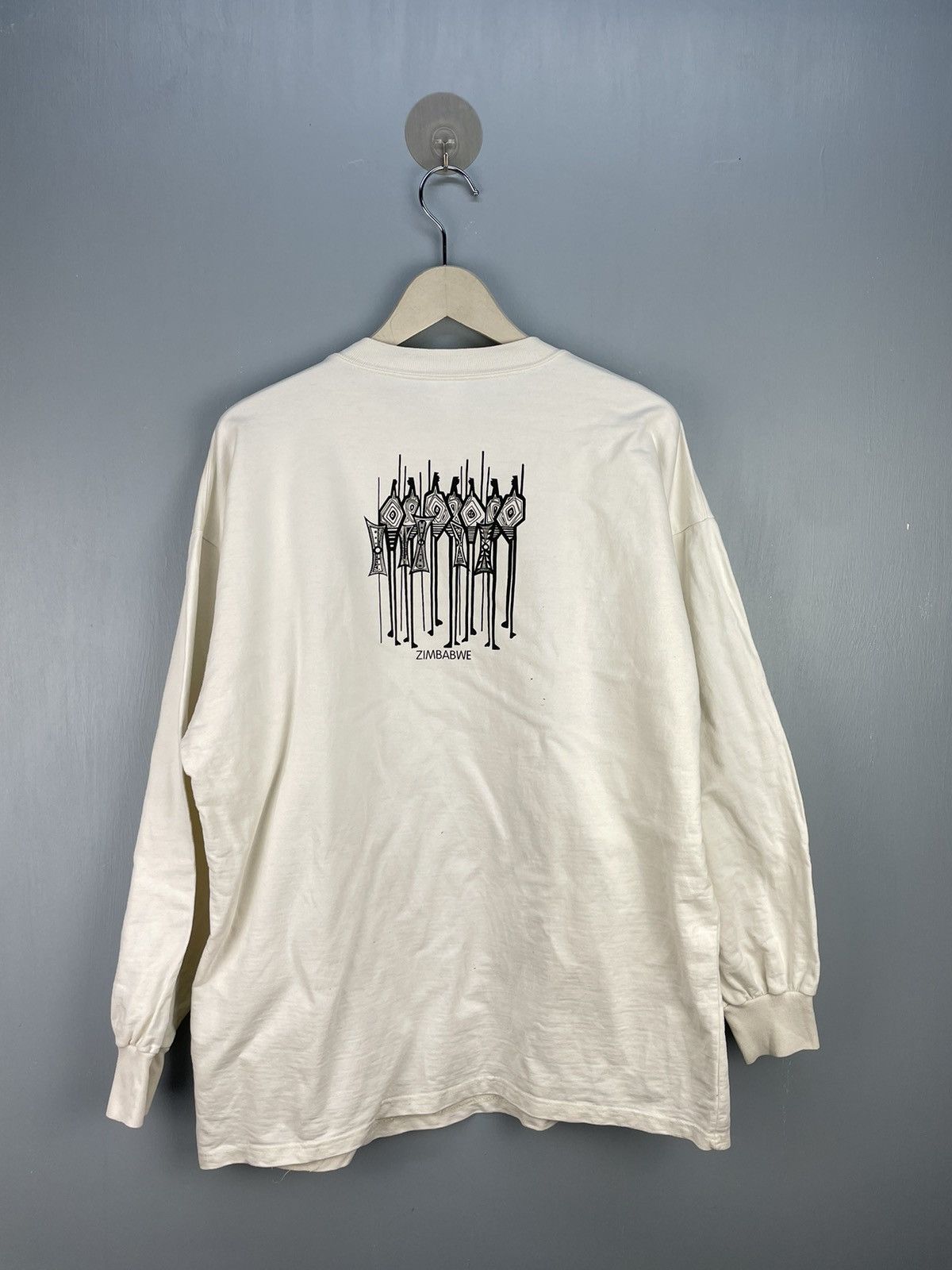 Vintage Vintage 90s John Malagala Chief art t shirt Size US XL / EU 56 / 4 - 2 Thumbnail