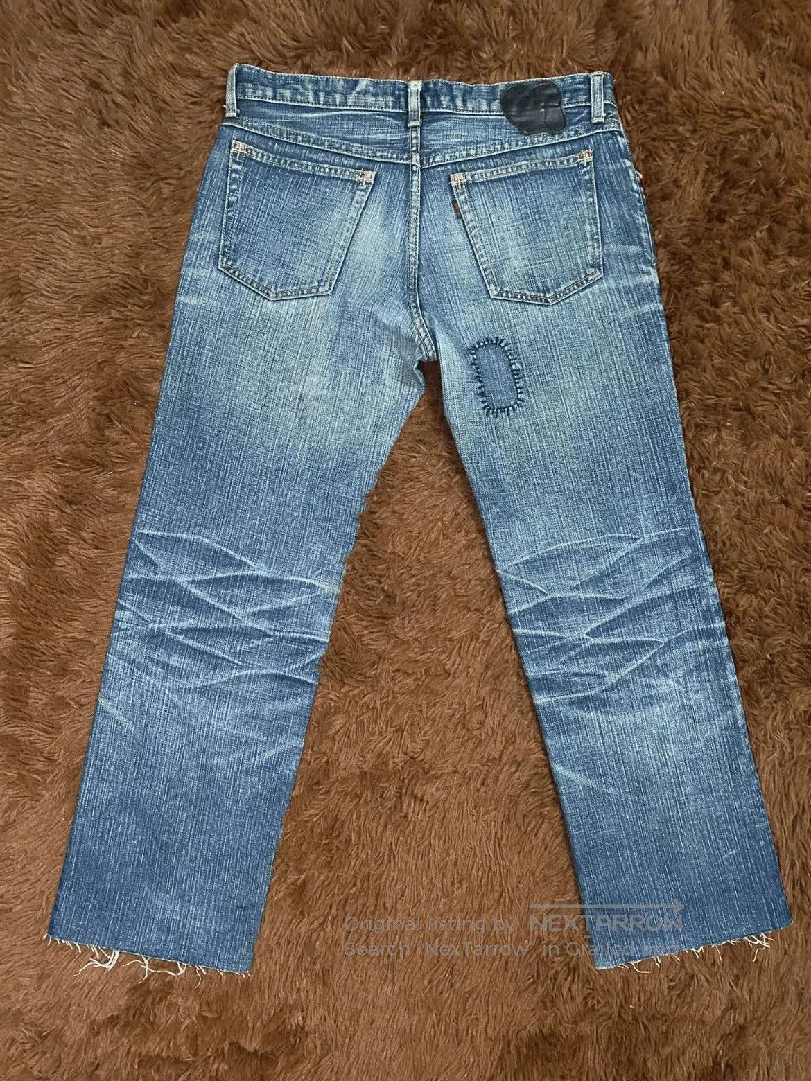 Number (N)ine Sz 2x28 Number Nine 05SS Distressed Patches Denim. Size US 30 / EU 46 - 2 Thumbnail