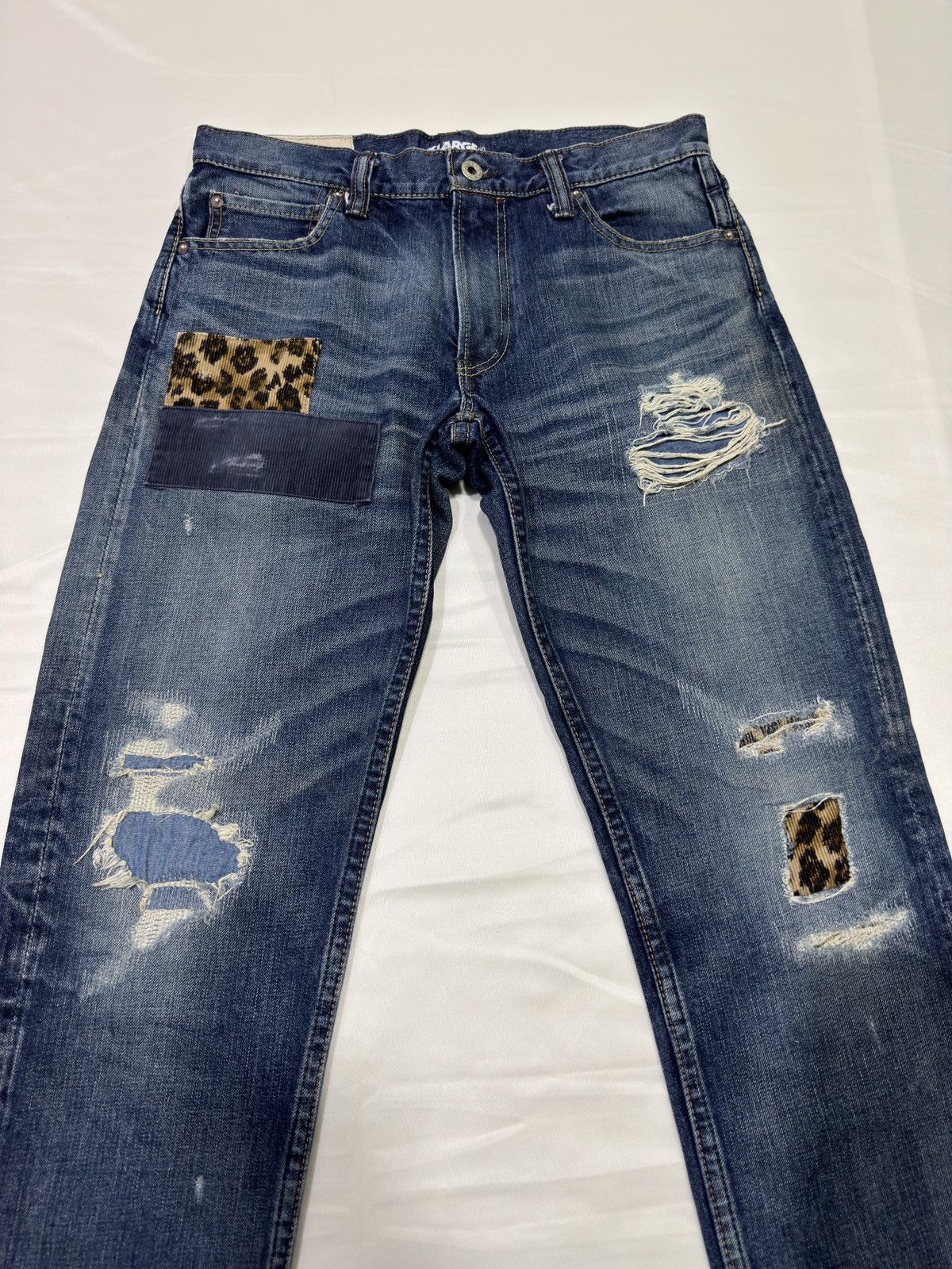 X-LARGE Japanese Brand Xlarge patch jeans Size US 30 / EU 46 - 5 Thumbnail