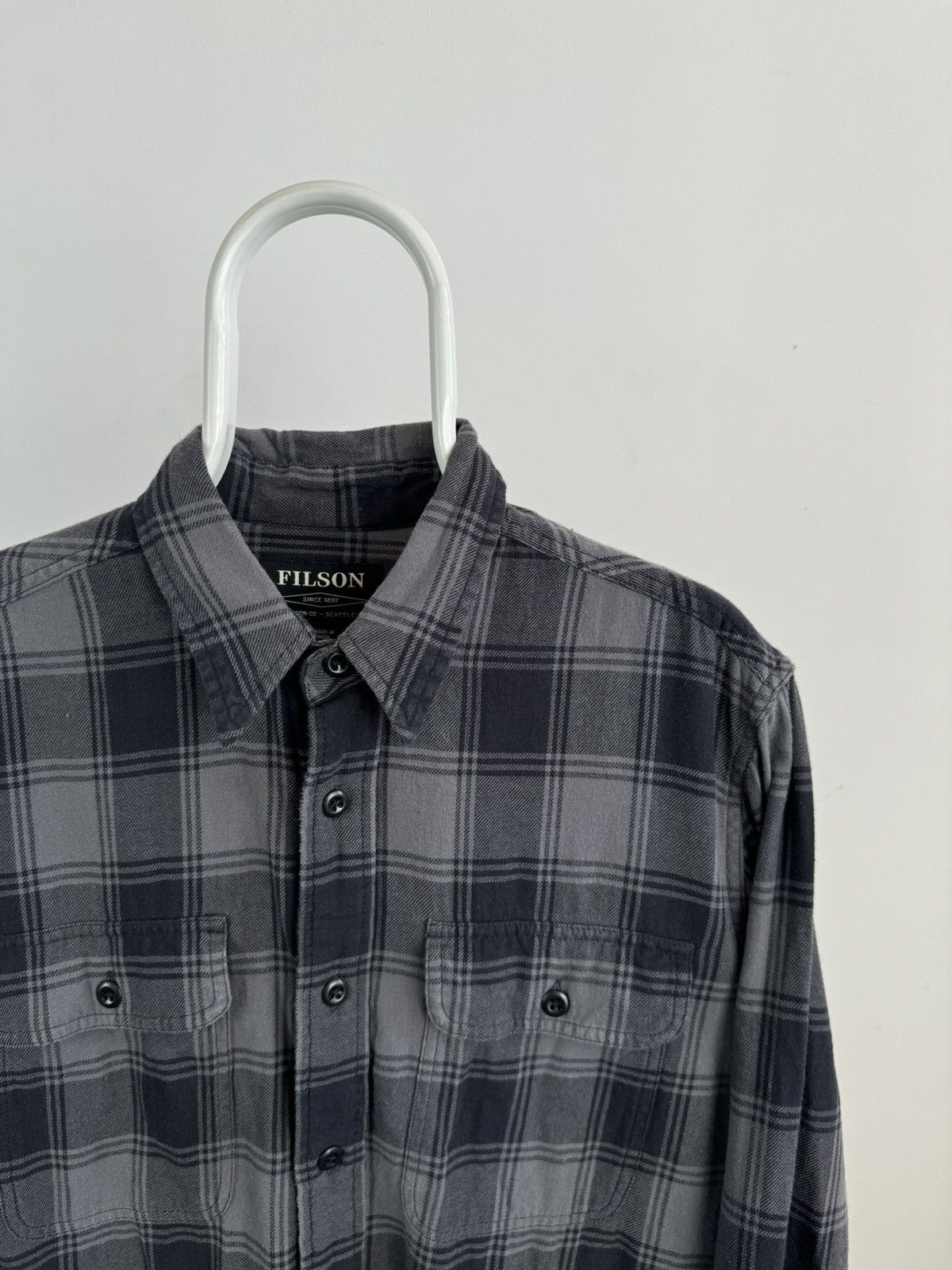 Filson Filson Long Sleeve Flannel Plaid Shirt Size US M / EU 48-50 / 2 - 2 Thumbnail