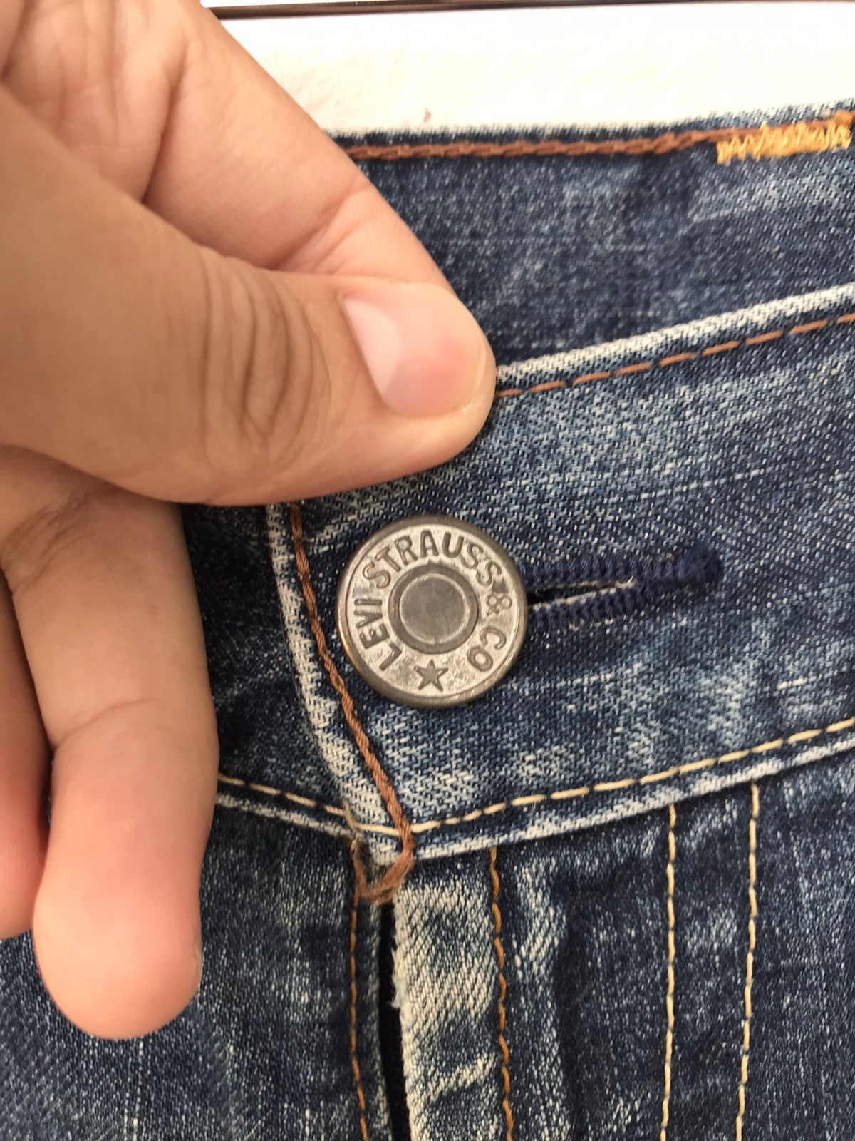 Levi's Vintage Levis 503 Distressed Denim Size US 35 - 5 Thumbnail