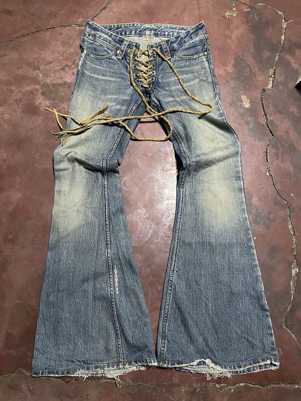 If Six Was Nine Lace Denim | Grailed