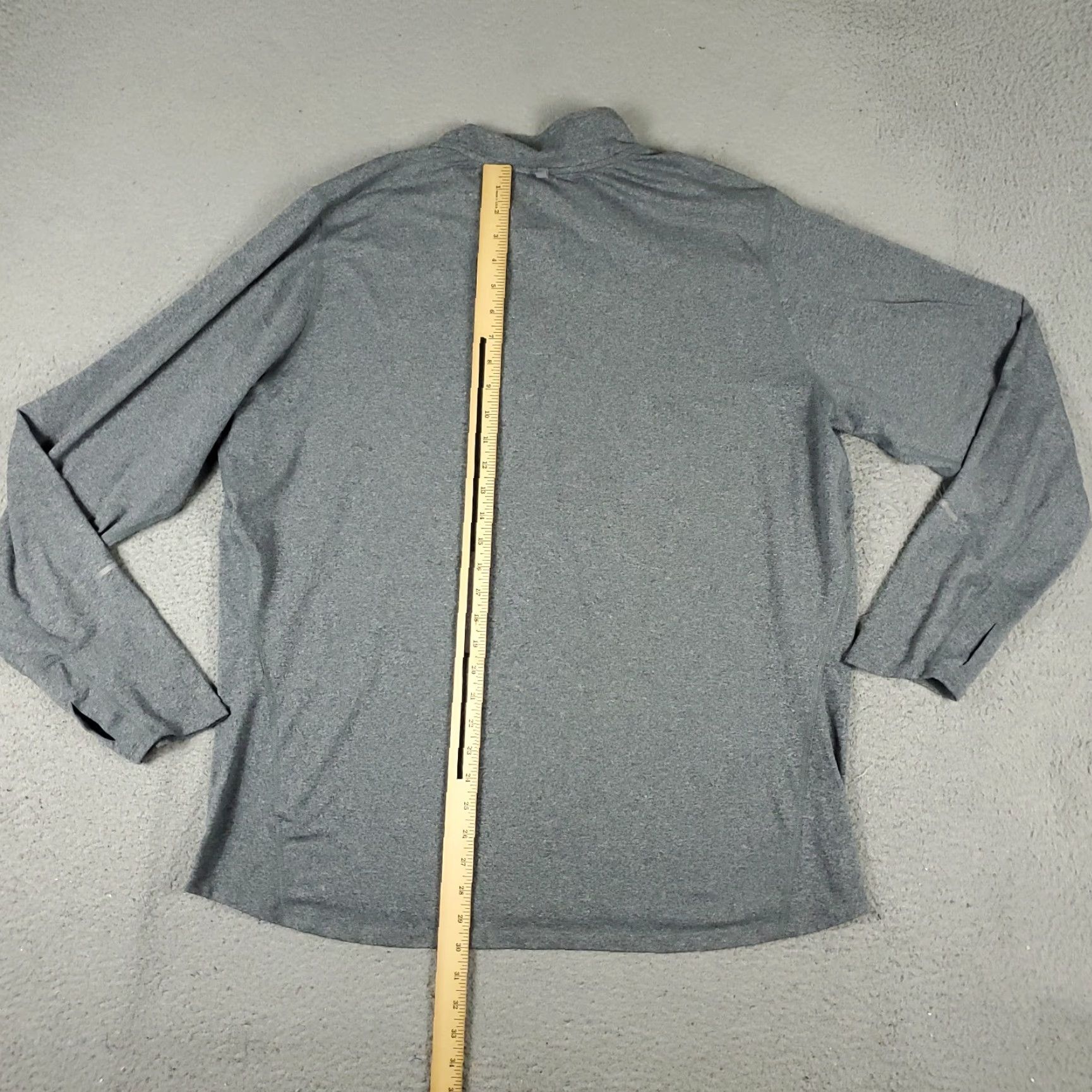 Nike Nike Dri-Fit T Shirt Mens 2XL Gray 1/4 Zip Pullover Long Sleeve Activewear Sports Golf Fall Winter Spring Summer Mens Size US XXL / EU 58 / 5 - 4 Thumbnail