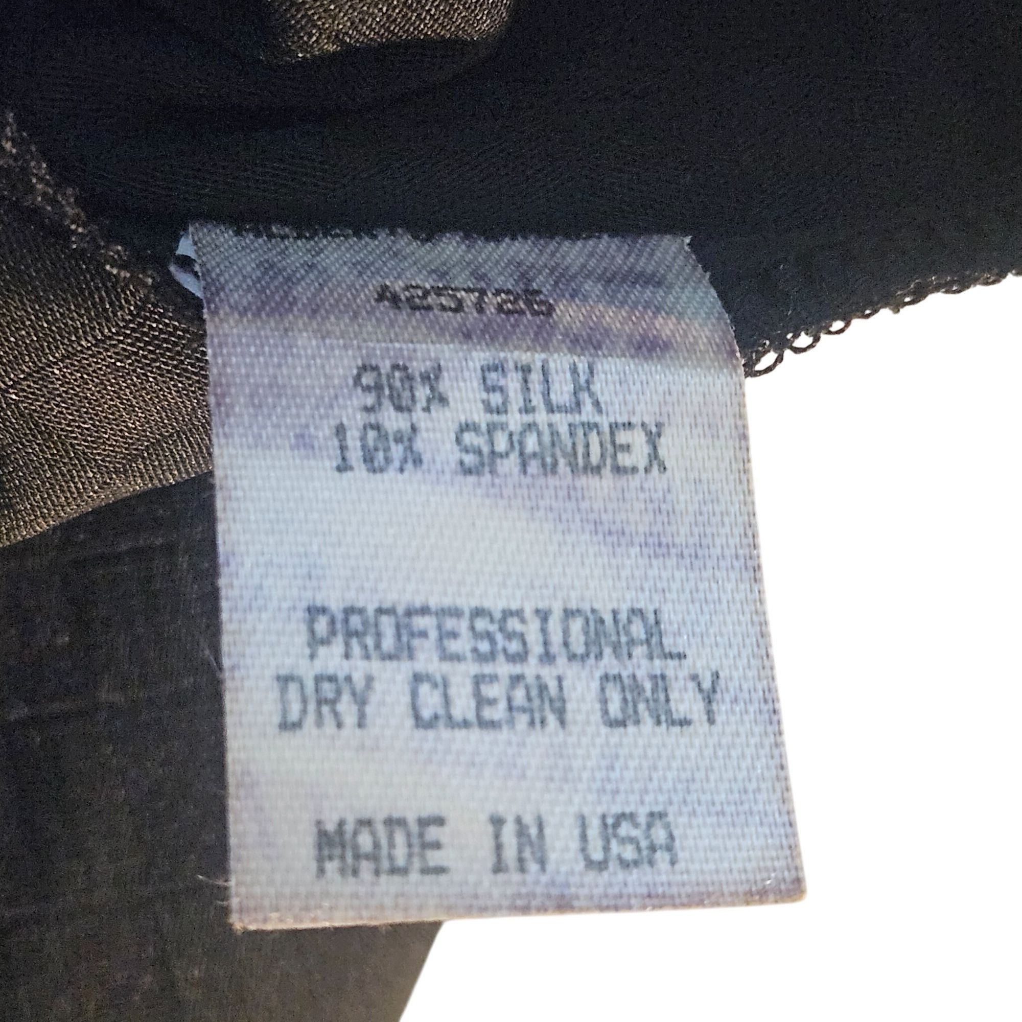 Other Alberto Makali Womens Black Textured Checkered Pants Size 8 Size 30" / US 8 / IT 44 - 7 Thumbnail