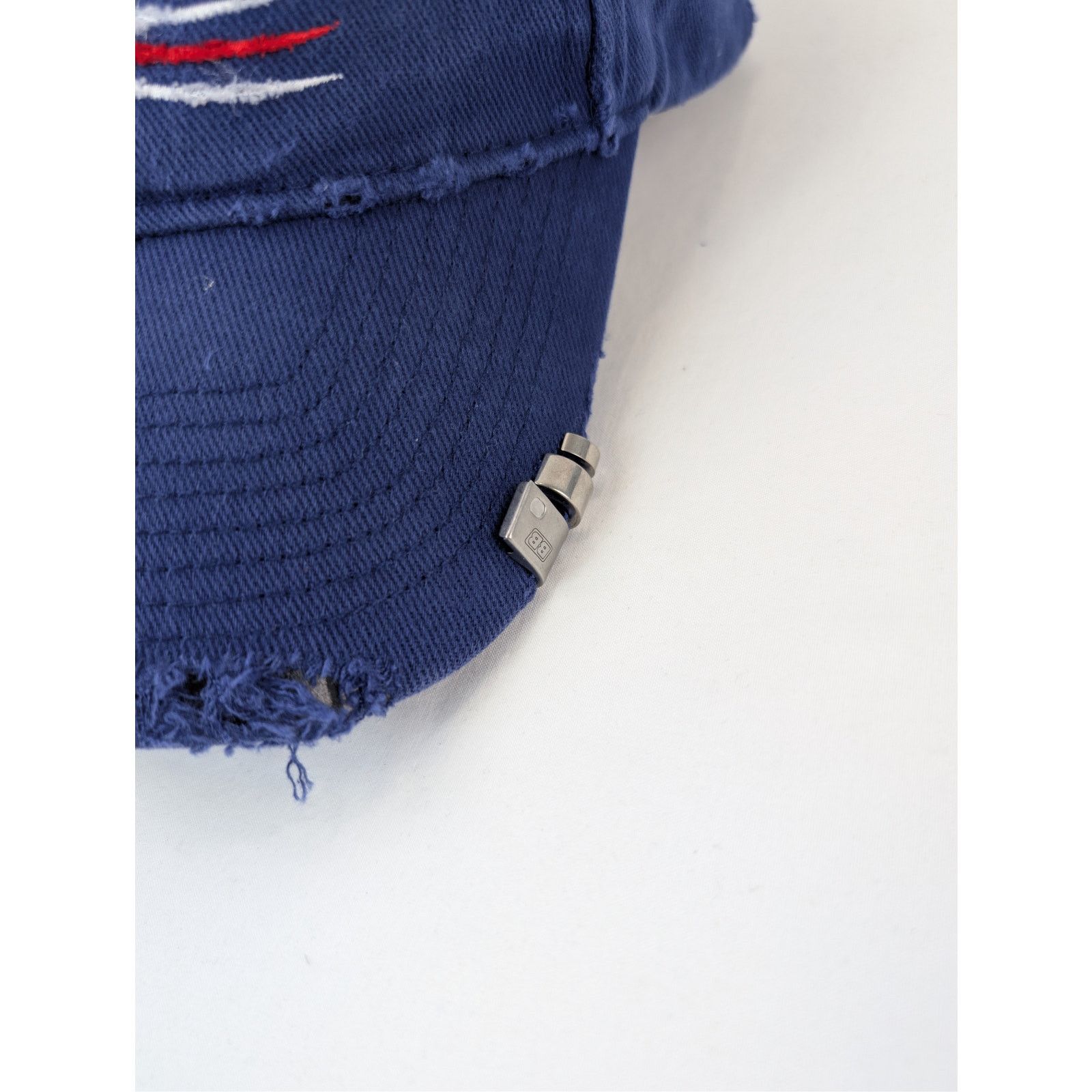Balenciaga o1rshd1 Size: L / Cotton Baseball Cap / Hat in Sapphire Size ONE SIZE - 3 Thumbnail