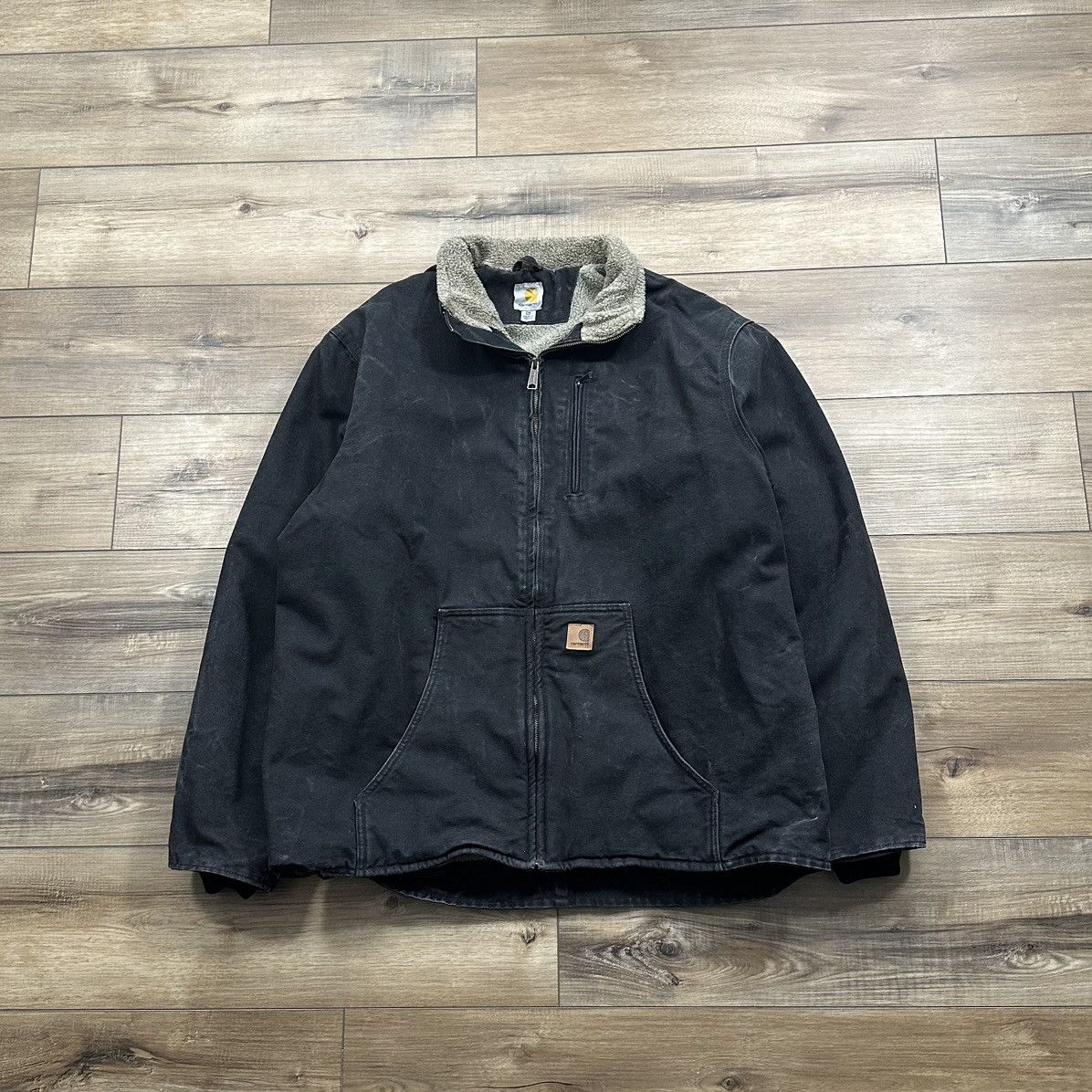 Carhartt Vintage 2000s Y2K Carhartt Sherpa Lined Work Jacket Size US XXL / EU 58 / 5 - 1 Thumbnail