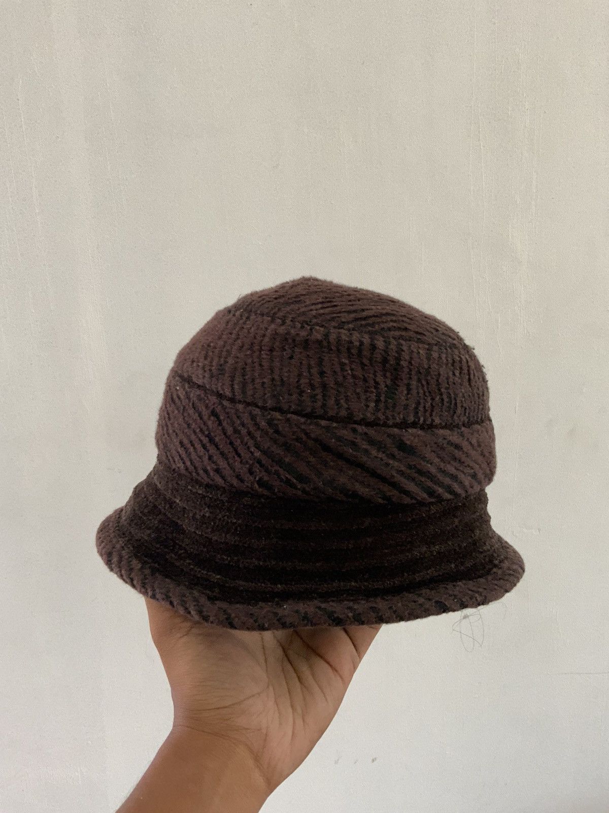 Japanese Brand Vogue Japan Made Corduroi Brown Bucket Hat Size ONE SIZE - 2 Thumbnail