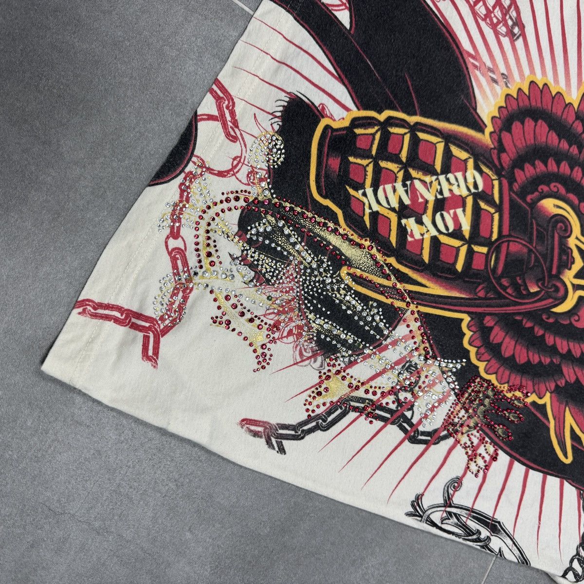 Christian Audigier × Ed Hardy Christian Audigier Los Angeles Tattoo Y2K Hip Hop T-Shirt Size US S / EU 44-46 / 1 - 5 Thumbnail