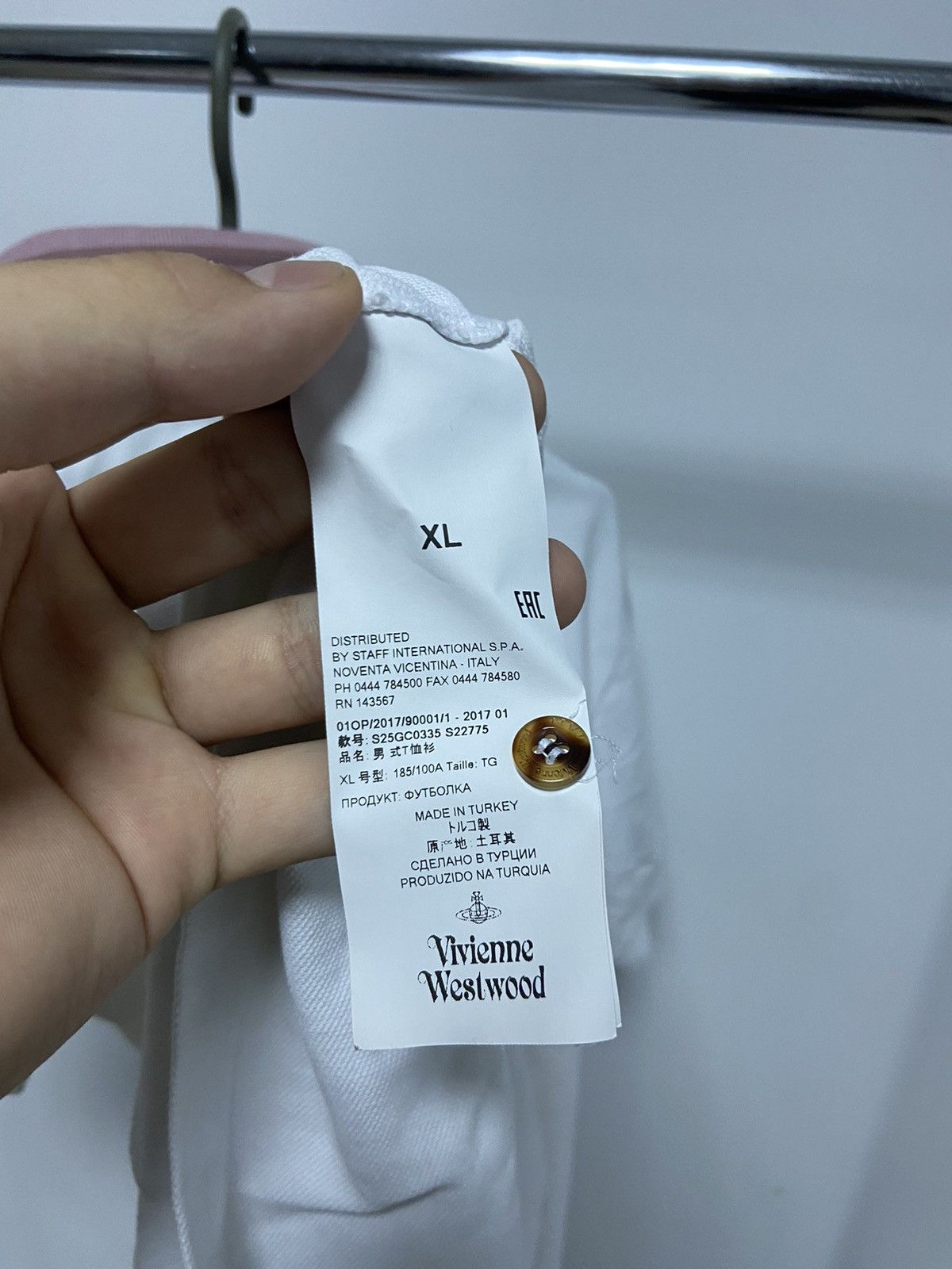 Vintage × Vivienne Westwood Vivienne Westwood Polo T Shirt Vintage Small Orb Logo Luxury Size US XL / EU 56 / 4 - 6 Thumbnail