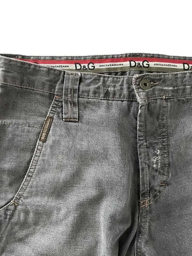 Dolce & Gabbana RARE 2003 Flared Bondage Cargo Denim Size US 32 / EU 48 - 4 Thumbnail