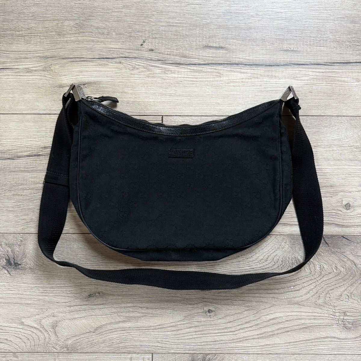 Gucci Shoulder Bag in Black with Monogram