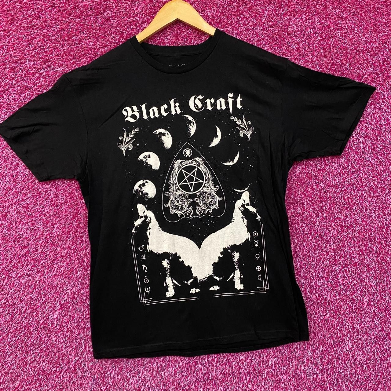 Other Black Craft Phases of The Moon Dark Astrology T-Shirt L Size US L / EU 52-54 / 3 - 3 Thumbnail