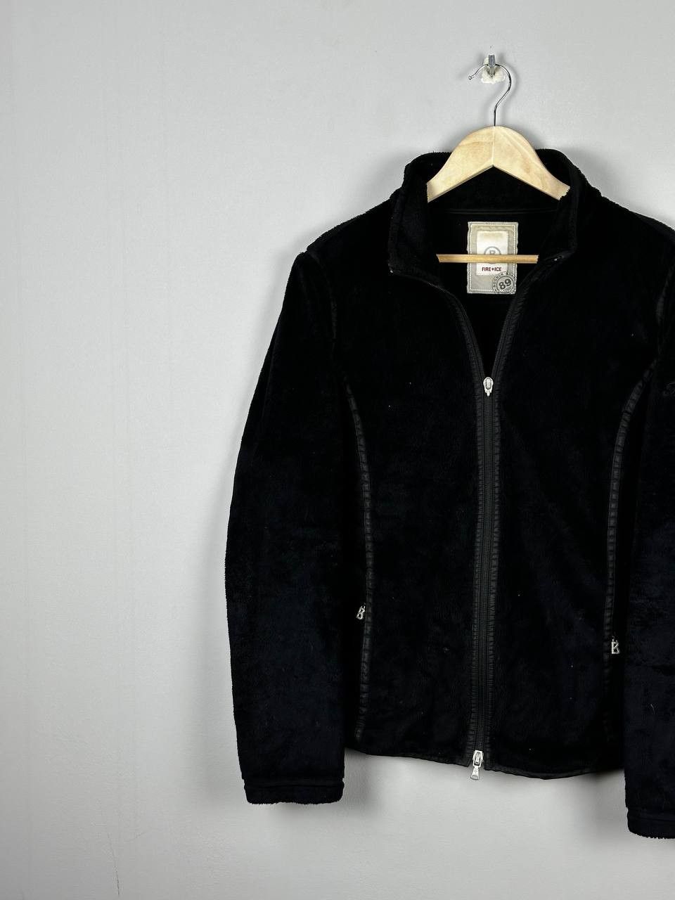 Bogner Bogner Fire And Ice Teddy Fleece Black Full Zip Sweater Size US M / EU 48-50 / 2 - 2 Thumbnail