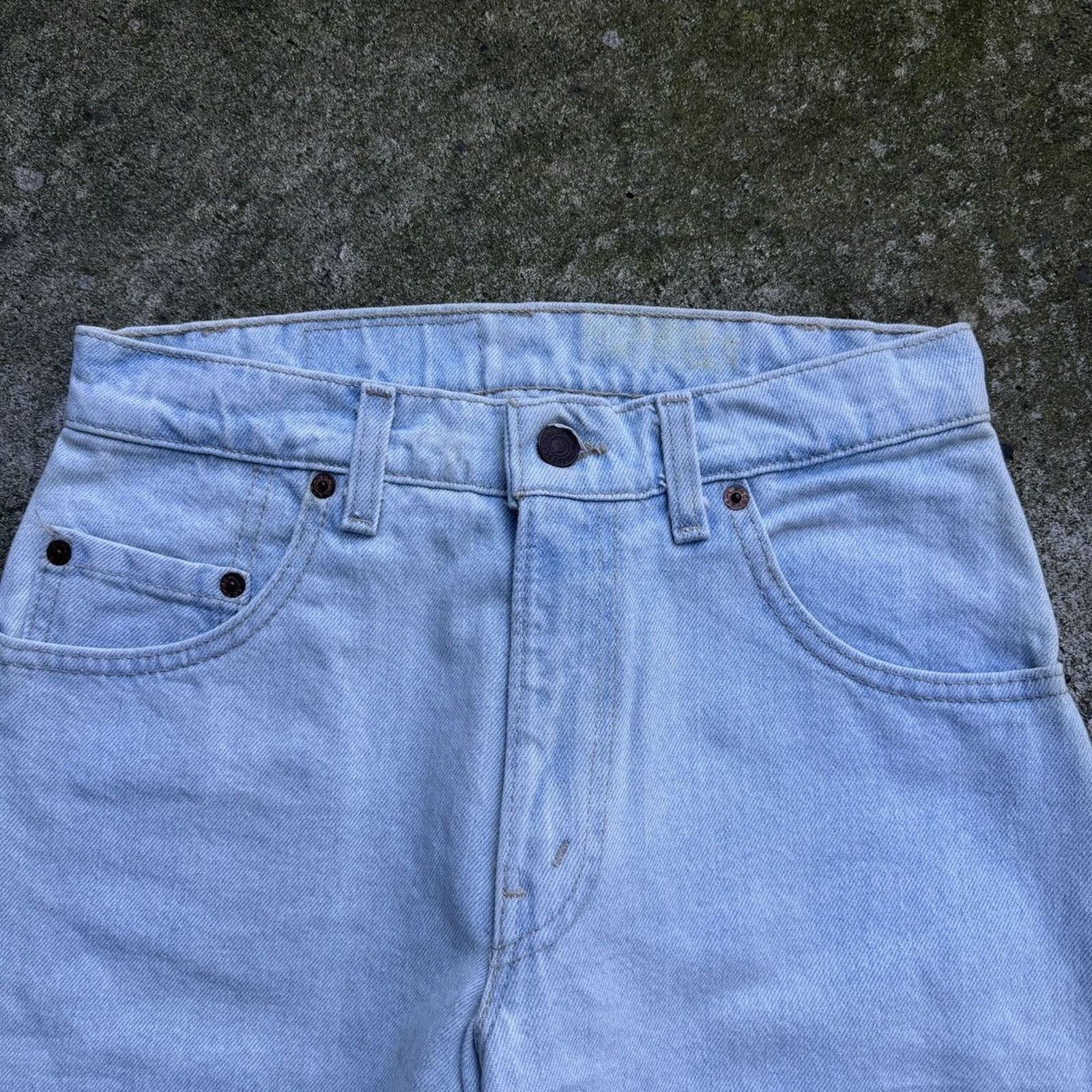Levi's VINTAGE 90s LEVI’S 560 MADE IN USA LOOSE TAPERED DENIM JEANS Size US 27 - 4 Thumbnail