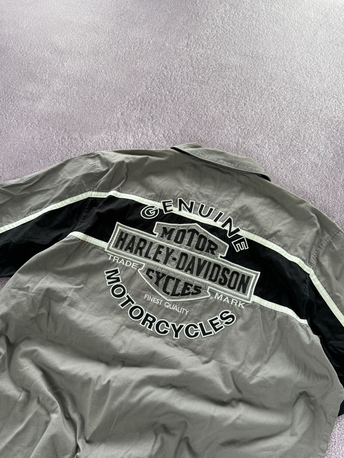 Harley Davidson Harley Davidson Shirt Button Up Short Sleeve Size US XXL / EU 58 / 5 - 7 Thumbnail