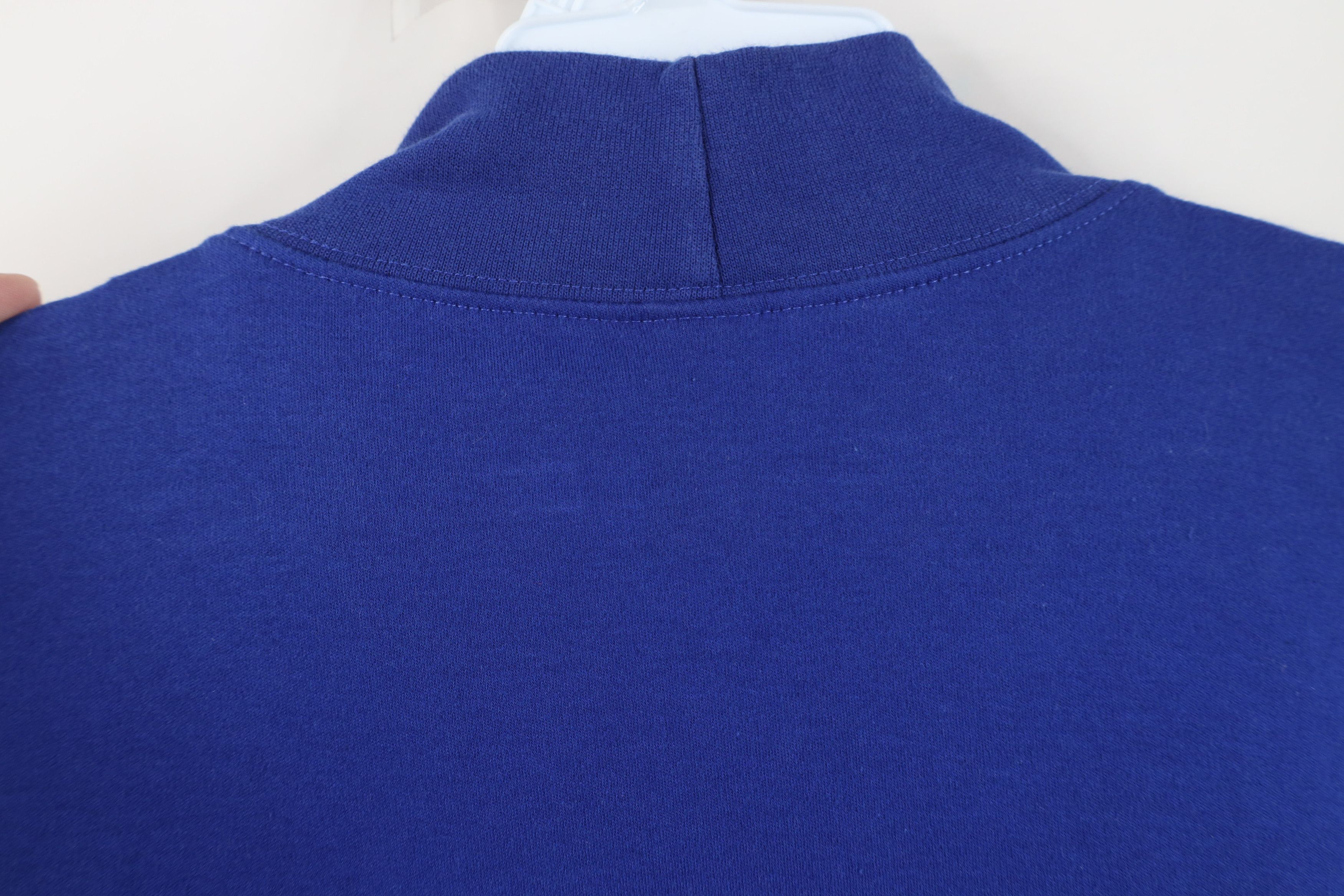 Lands' End Vintage 90s Lands End Mock Neck Long Sleeve T-Shirt Blue Size US XL / EU 56 / 4 - 10 Thumbnail