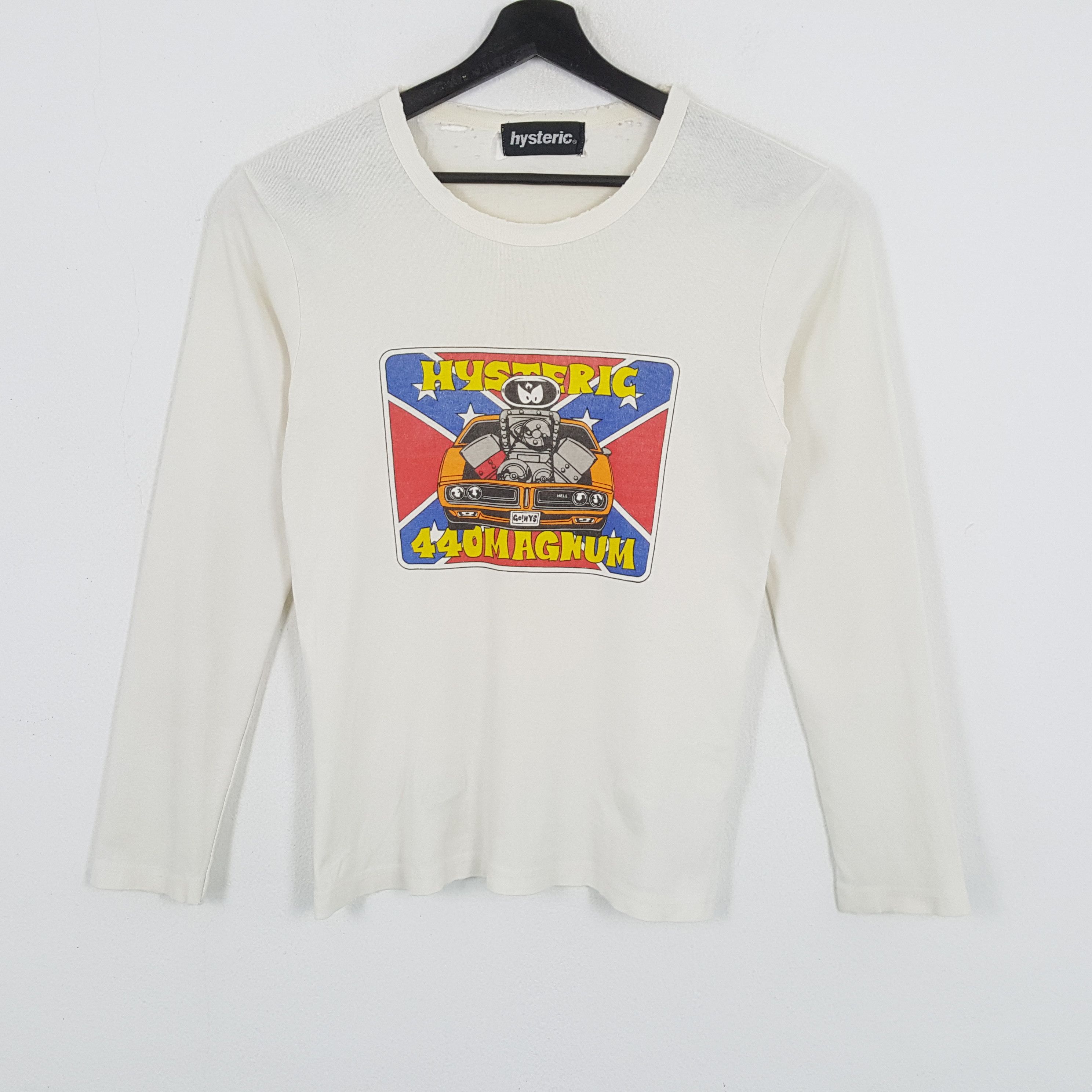 Hysteric Glamour × Japanese Brand × Vintage HYSTERIC GLAMOUR Japanese Brand Streetwear Distressed Tshirt Size US S / EU 44-46 / 1 - 1 Thumbnail