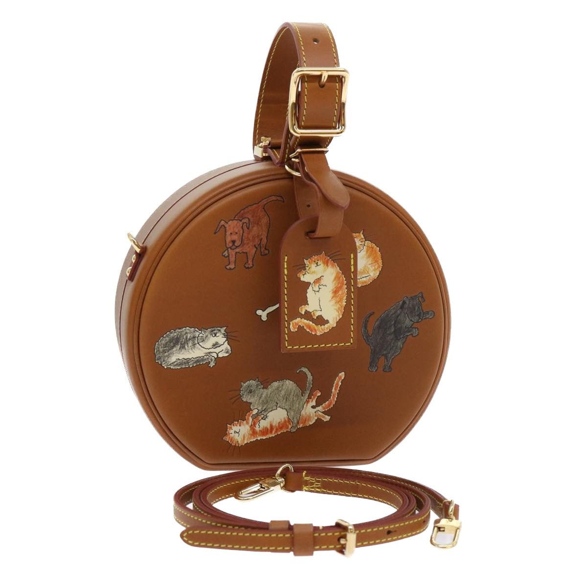 Louis Vuitton Catgram Petite Boite Chapeau Shoulder Bag in Brown, Women's
