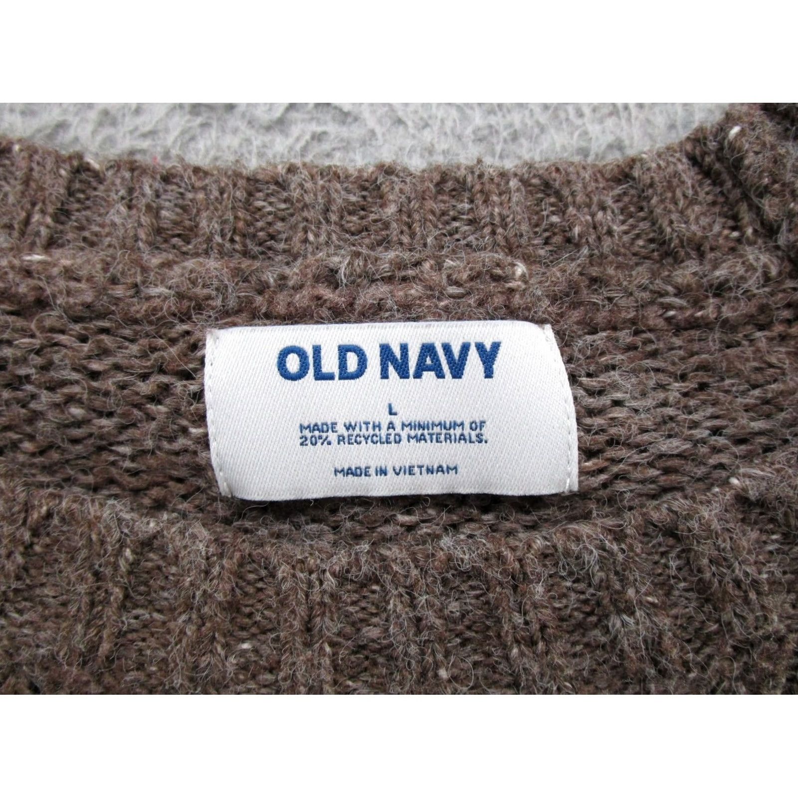 Old Navy Old Navy Wool Blend Knit Pullover Sweater Womens Size L Brown Knit Pullover Wool Blend Women L Brown Wool Blend Pullover Sweater Size L / US 10 / IT 46 - 2 Thumbnail