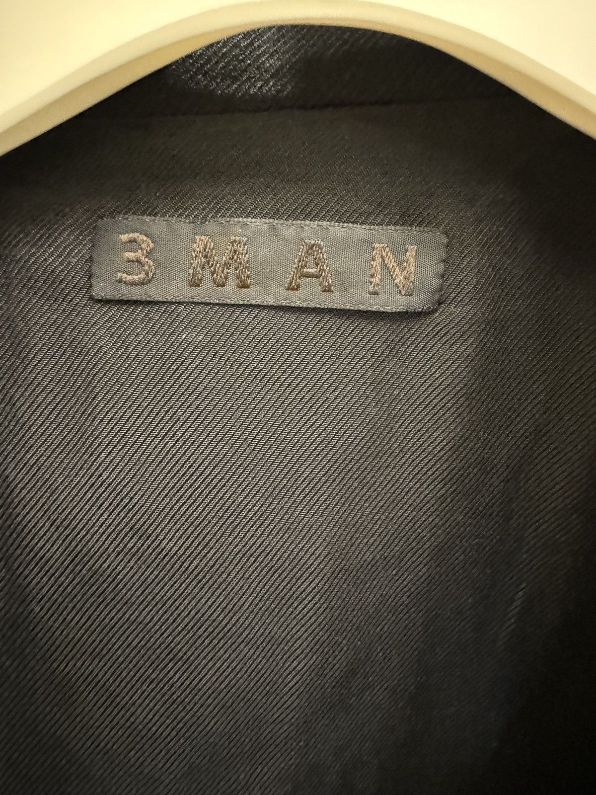 3MAN Black wool riding blouson jacket Size US M / EU 48-50 / 2 - 3 Thumbnail