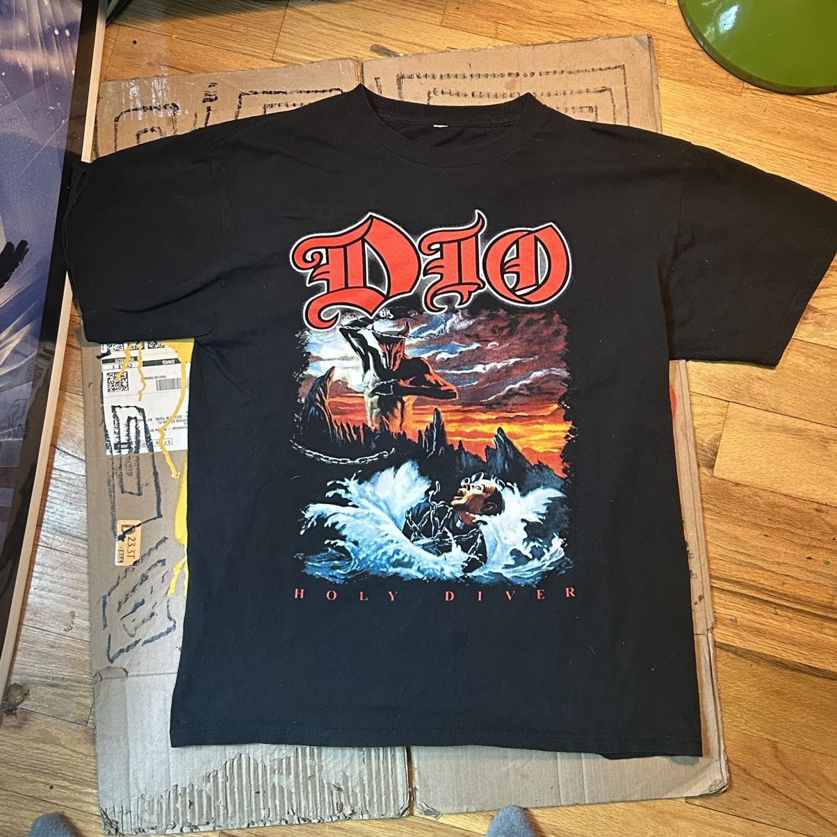 Band Tees Vintage 2010 Dio Holy Diver Band T-Shirt Black Size M/L Size US L / EU 52-54 / 3 - 2 Thumbnail