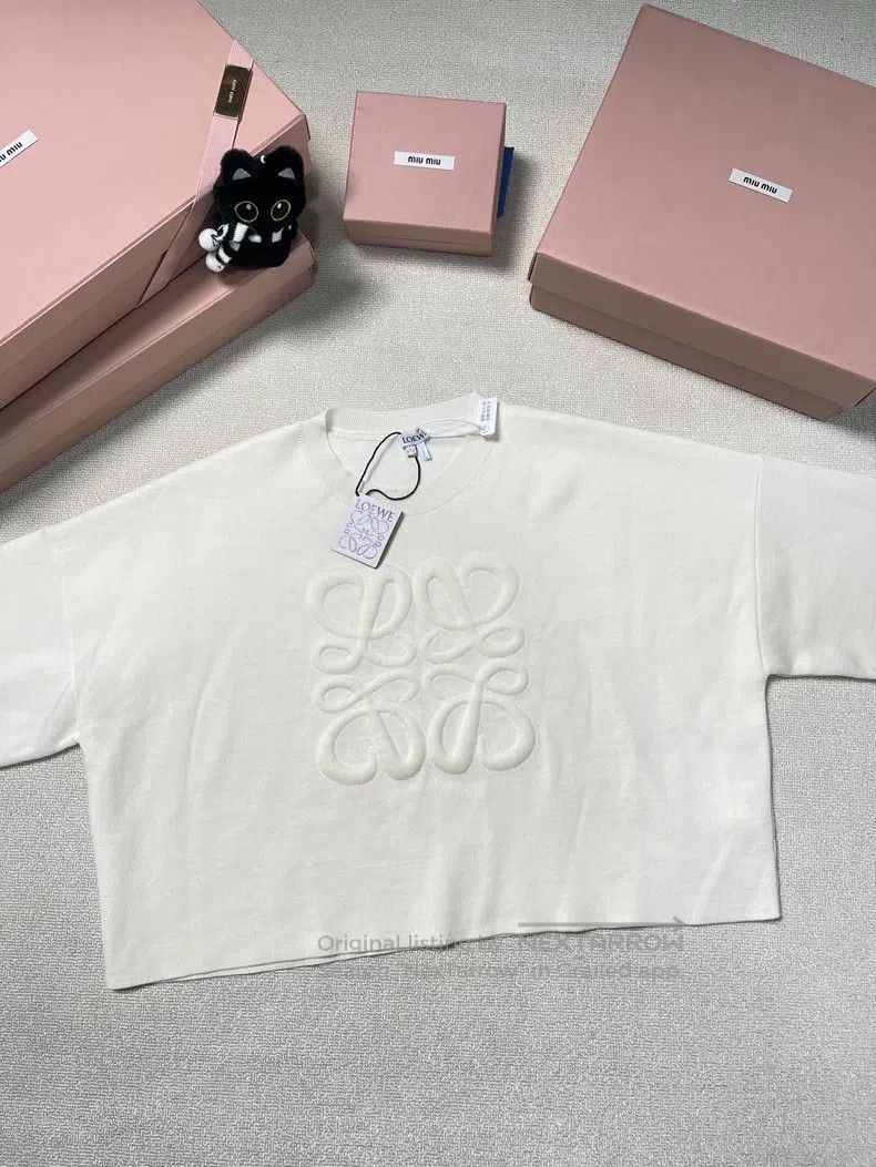Loewe Loewe 23 Fall/Winter Simple Logo Raglan Wool Sweater Size M / US 6-8 / IT 42-44 - 1 Thumbnail