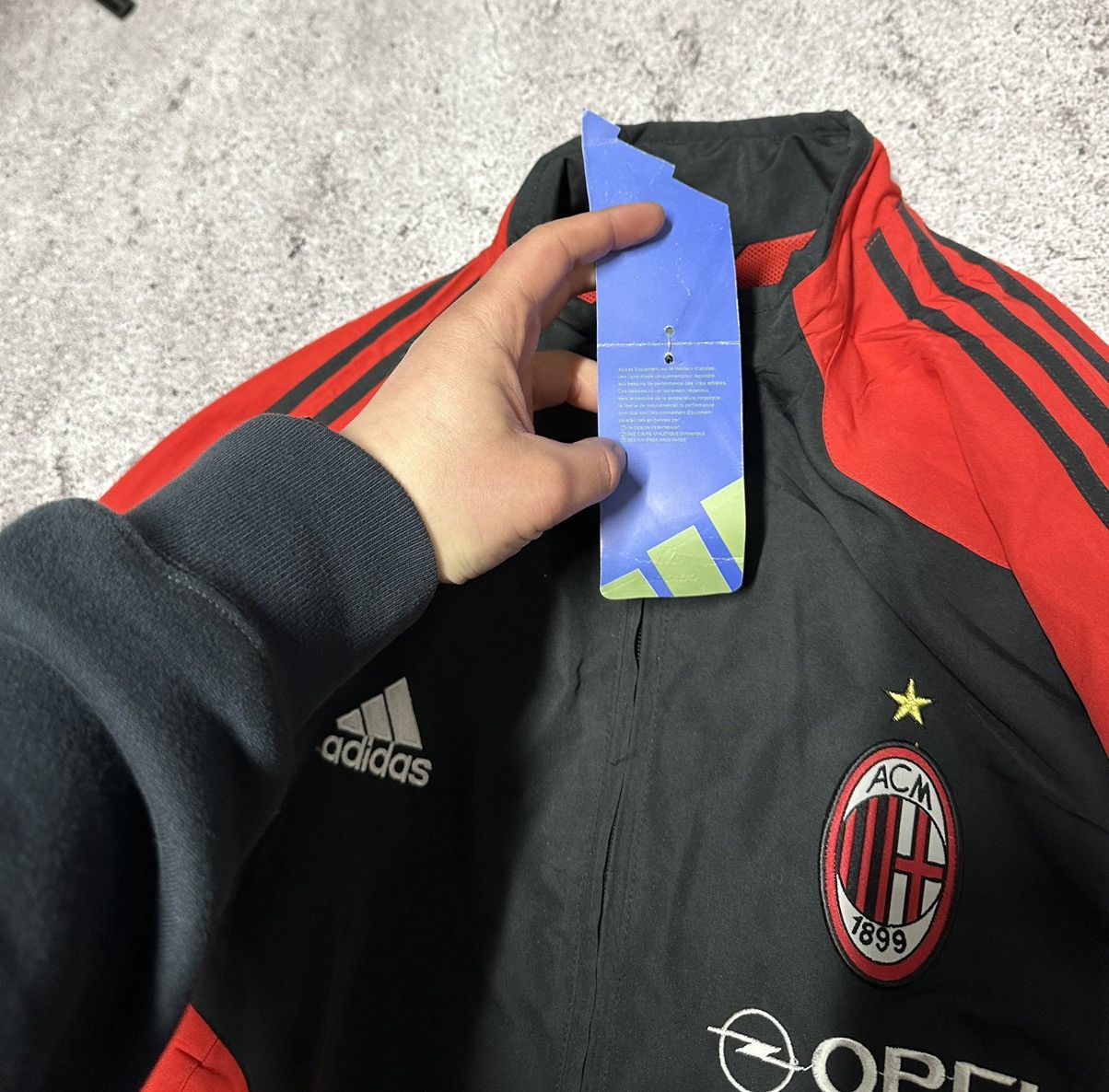 Japanese Brand Vintage Adidas AC Milan 2000s Traning Track Suit Y2K Japan Size US XL / EU 56 / 4 - 10 Thumbnail