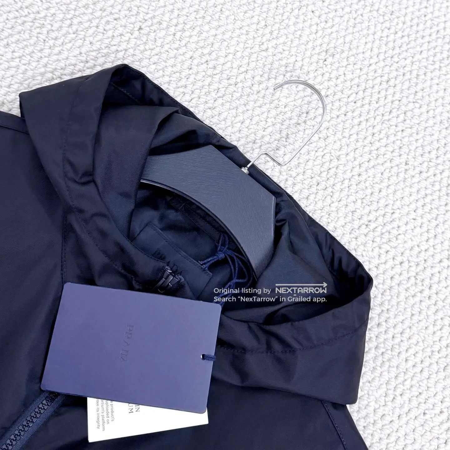 Prada Prada SS26 Black Tech Nylon Hooded Jacket M Size US M / EU 48-50 / 2 - 3 Thumbnail