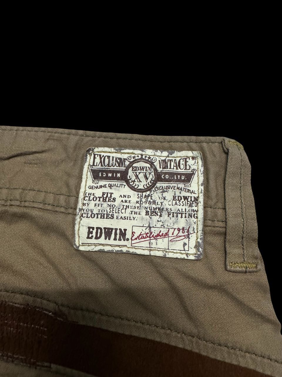 Edwin 💥Rare💥Vintage Edwin 3D Insane Pocket Bushpants Twist Leg Size US 32 / EU 48 - 23 Thumbnail