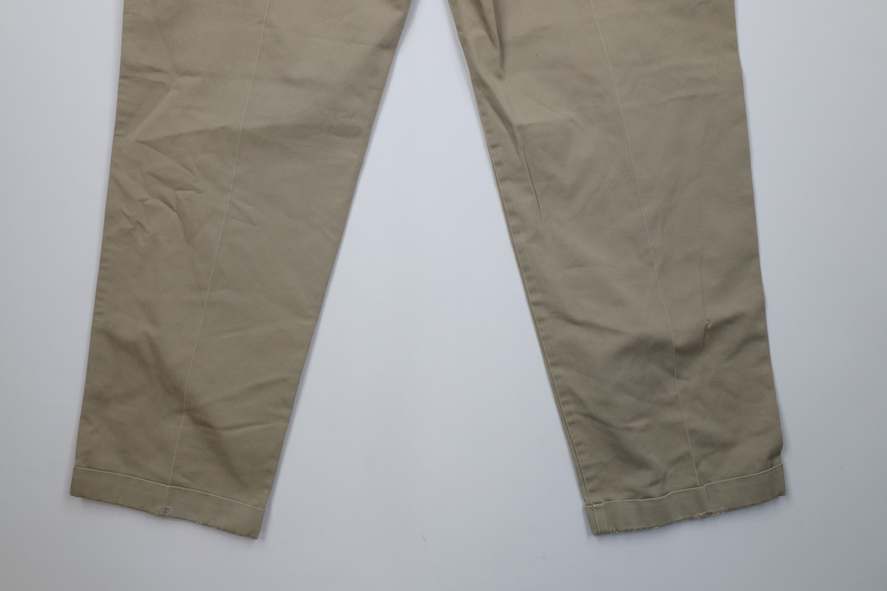 Ralph Lauren Vintage 90s Chaps Ralph Lauren Wide Leg Chino Pants Beige Size US 40 / EU 56 - 13 Thumbnail