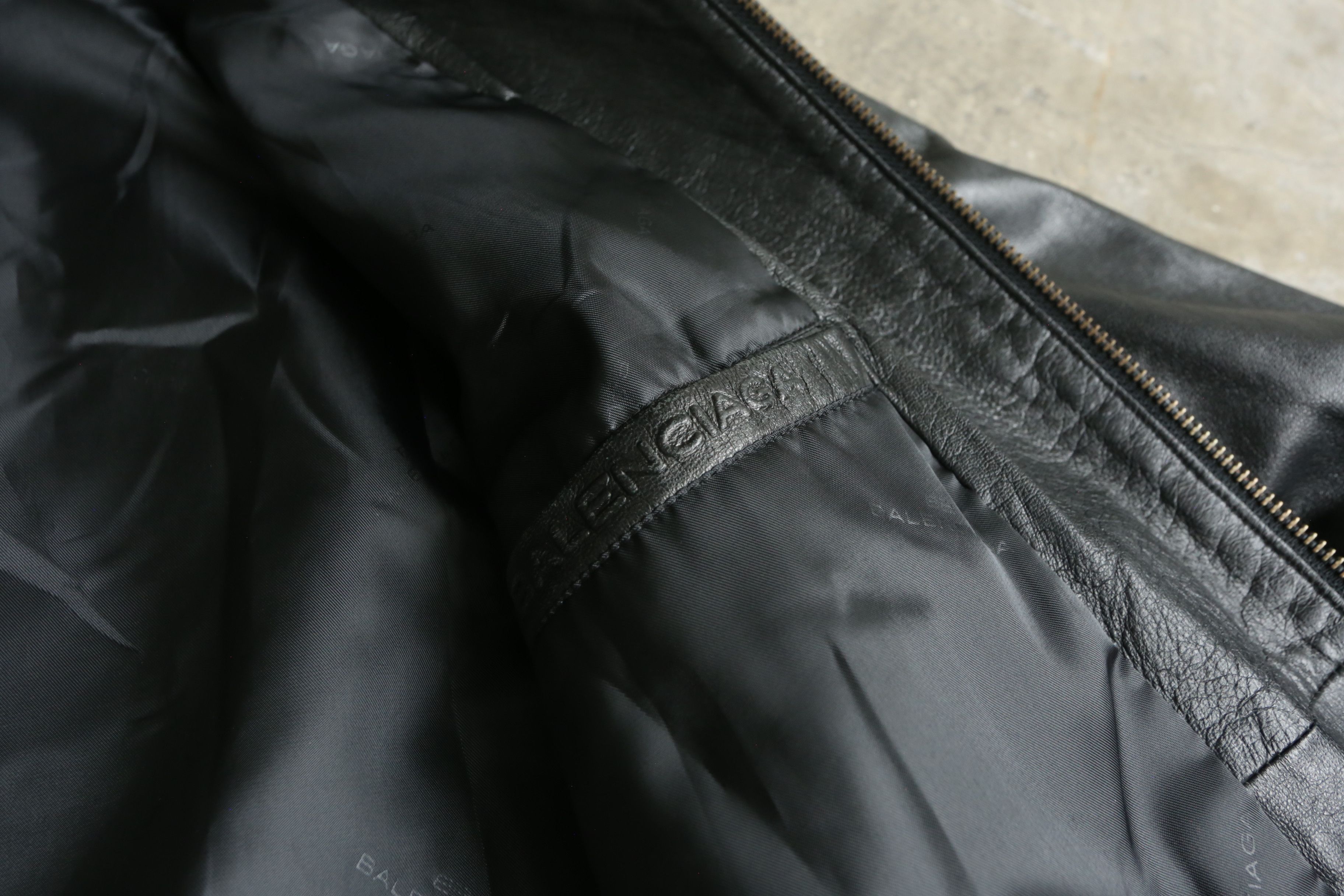 Balenciaga Balenciaga - Vintage - Zip-Up Leather Jacket Size US M / EU 48-50 / 2 - 10 Thumbnail