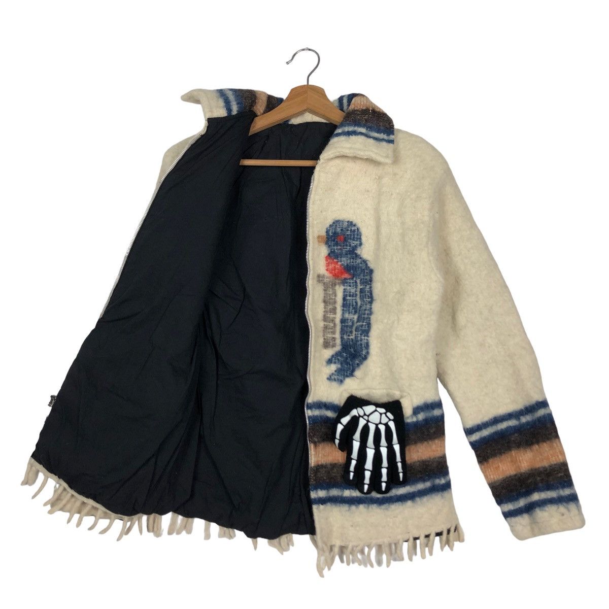 Issey Miyake 🔥Rare Sesign Navajo Aztec Wool Jacket Inspire Kapital Japan Size M / US 6-8 / IT 42-44 - 9 Thumbnail