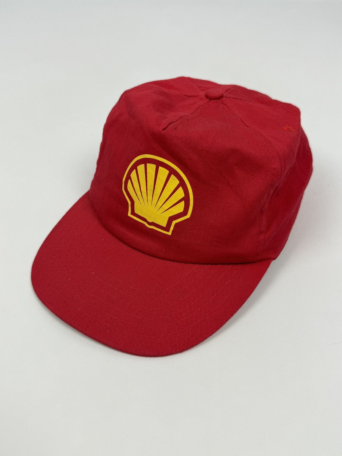 Vintage 1990s Vintage Shell Gasoline Logo Racing Snapback Hat Cap Size ONE SIZE - 1 Thumbnail