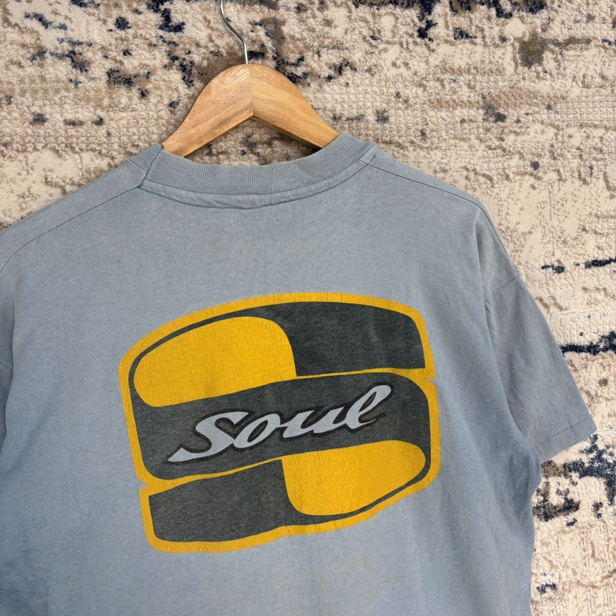 Triple 5 Soul × Vintage Vintage 90s Soul Big Logo Single Stitches T-shirt Size US L / EU 52-54 / 3 - 2 Thumbnail