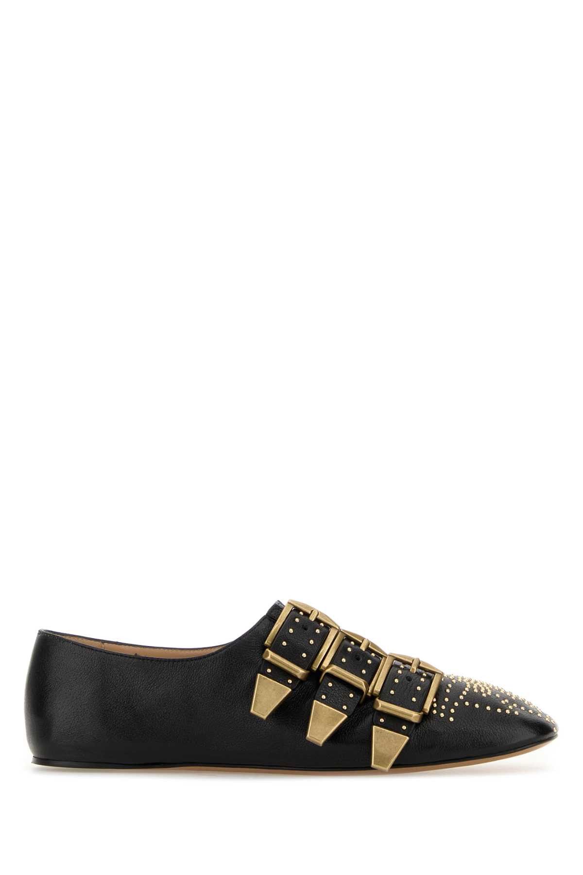 Chloe Black Leather Susan Ballerinas Size US 7.5 / IT 37.5 - 1 Thumbnail