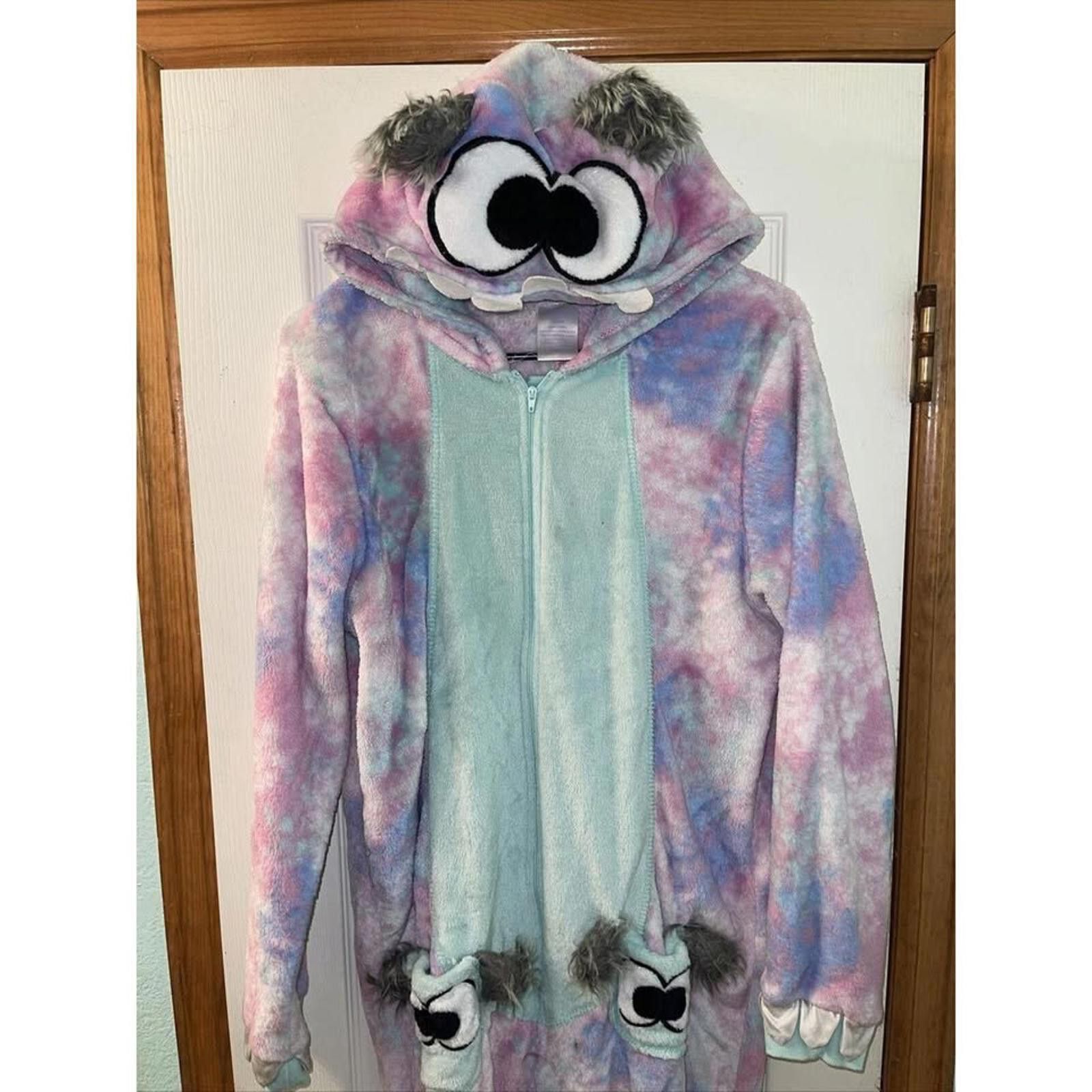 Other Colorful Monster Onesie with Hood Size ONE SIZE - 2 Thumbnail