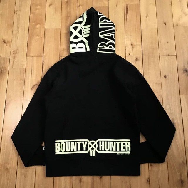 Bape × Bounty Hunter 💫Glow in the dark💫 BAPE BOUNTY HUNTER Shark Full Zip Hoodie Size US M / EU 48-50 / 2 - 3 Thumbnail