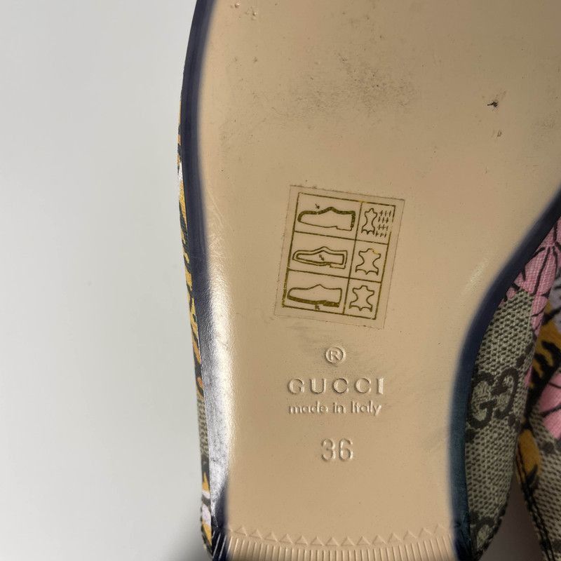 Gucci Gucci Floral Half-Slip On Shoes - Size US 5.5 / EU 38 - 1 Thumbnail